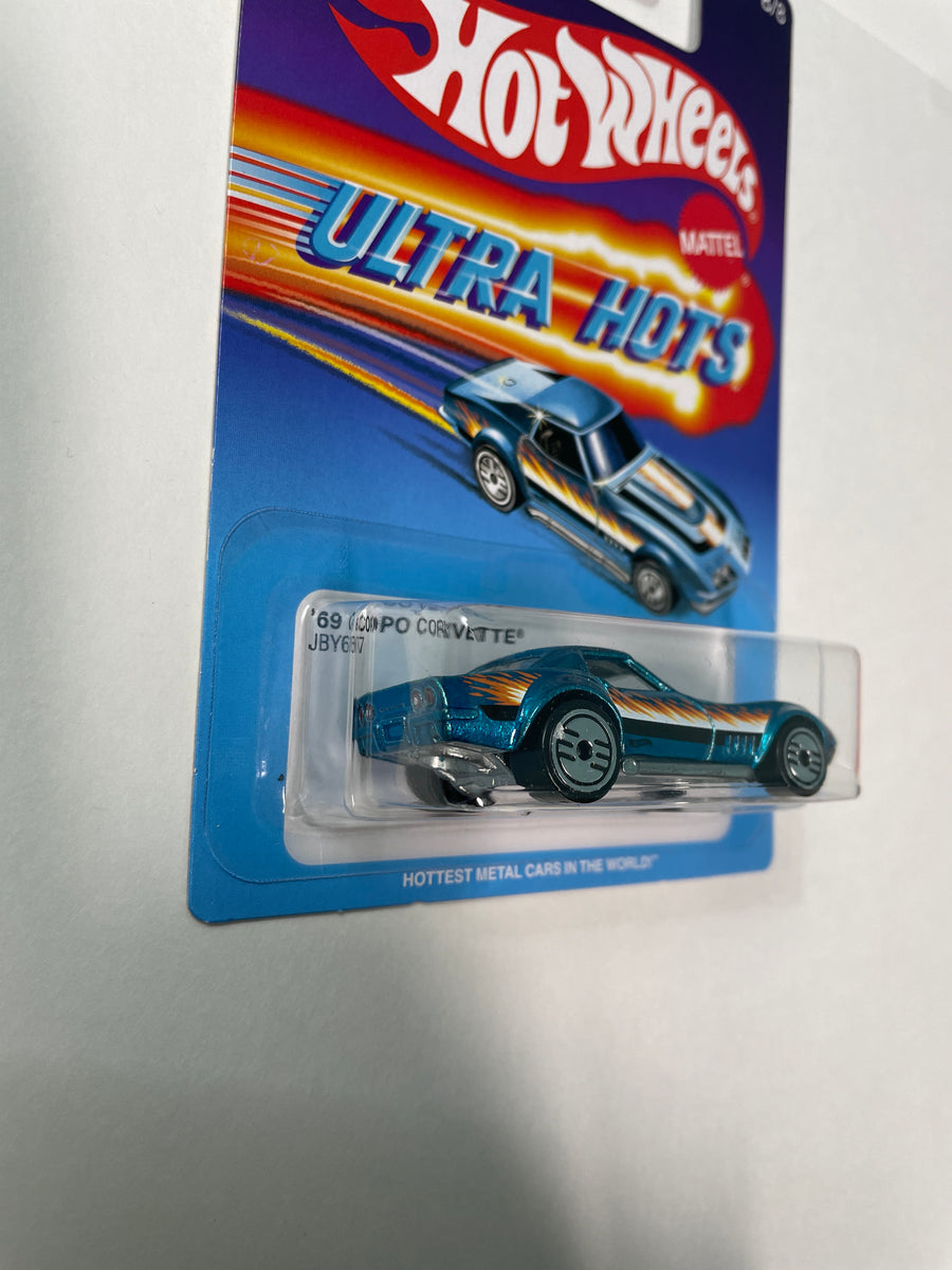 Hot Wheels 1/64 Ultra Hots '69 Copo Corvette Blue – Flipn Diecast