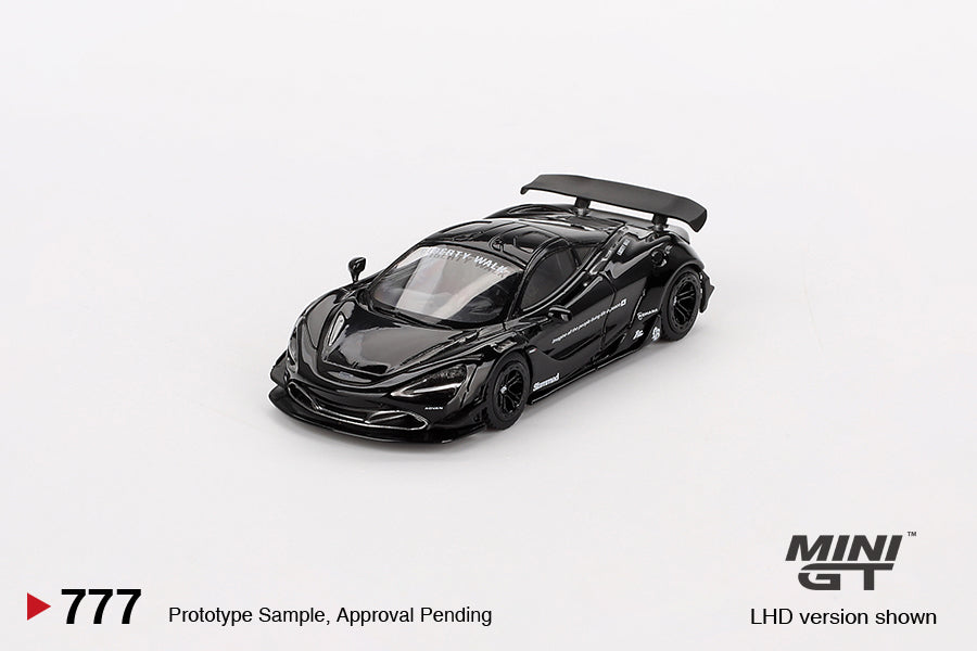 MINI GT McLaren 720S Liberty Walk ミニカー Mini GT 1/64 McLaren 720S LB☆Works Black – Flipn Diecast