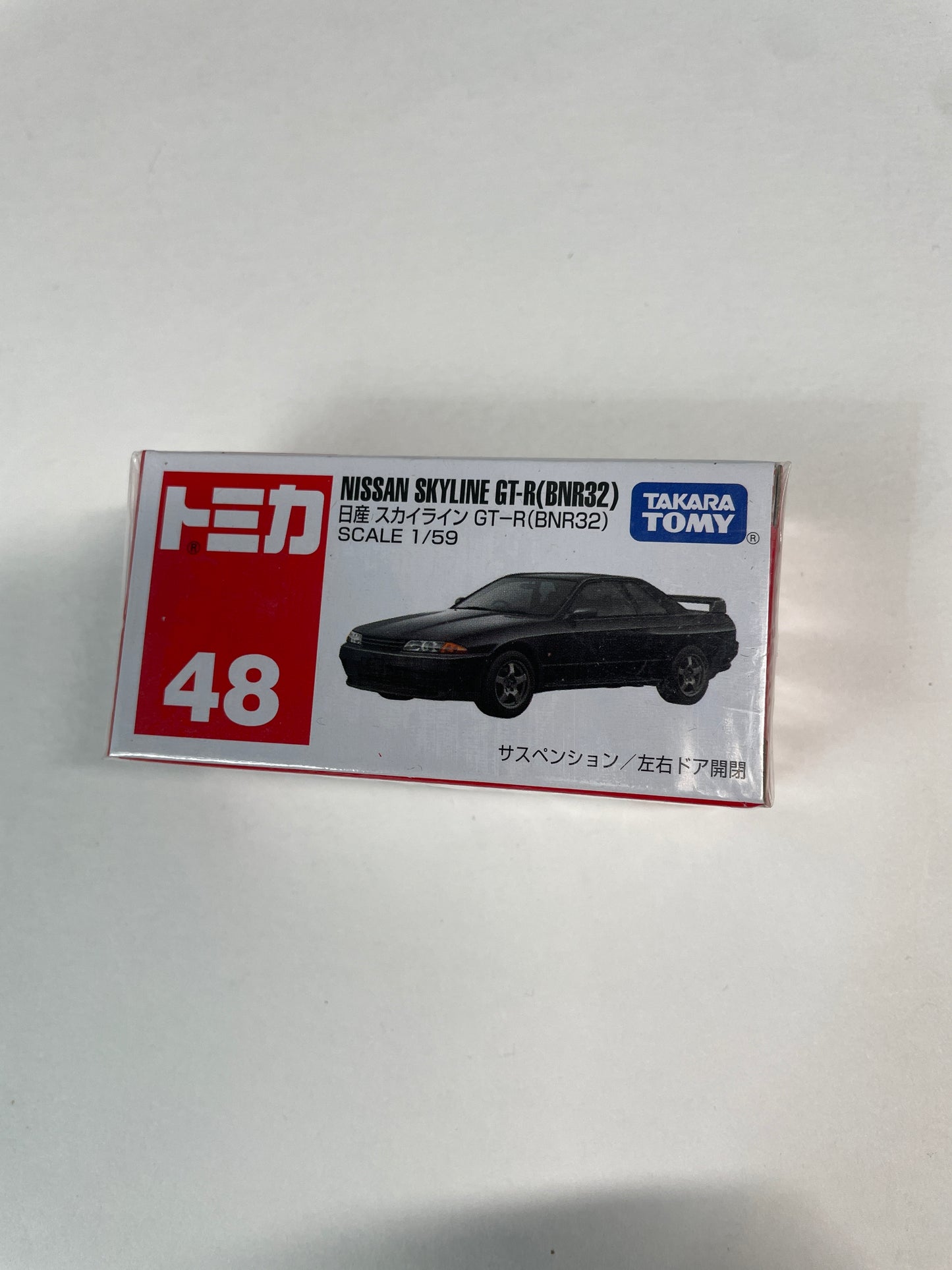 Tomica 1/59 #48 Nissan Skyline GT-R(BNR32) Black - 91714