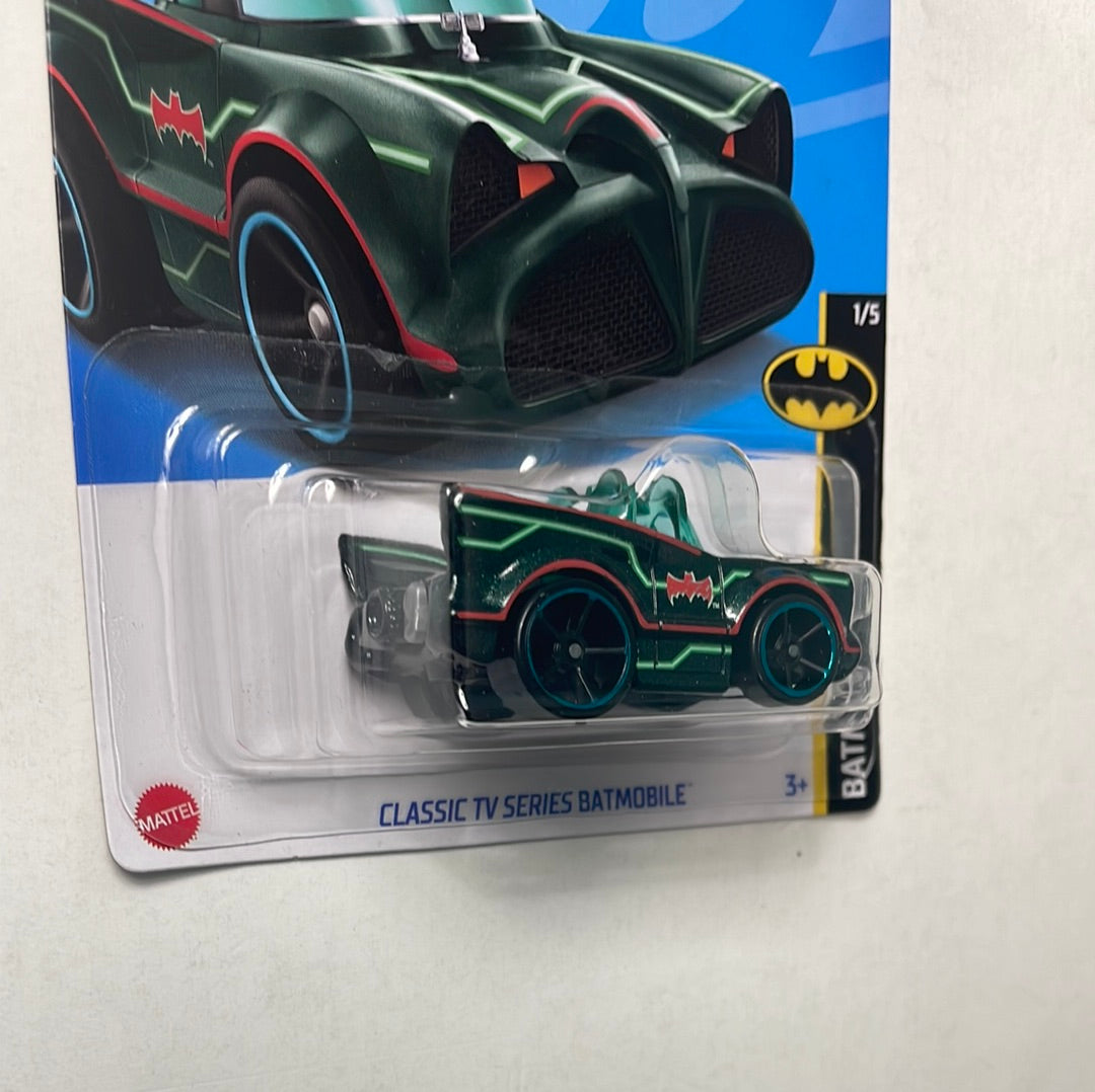 Hot Wheels 1/64 Classic TV Series Batmobile Green