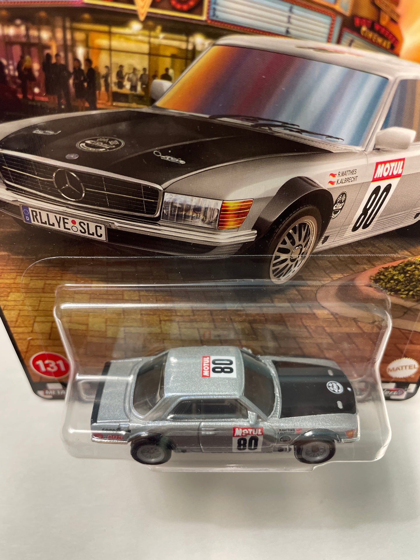 Hot Wheels 1/64 2025 Boulevard Mix D '80 Mercedes-Benz 500 SLC Rallye Silver - HRT63