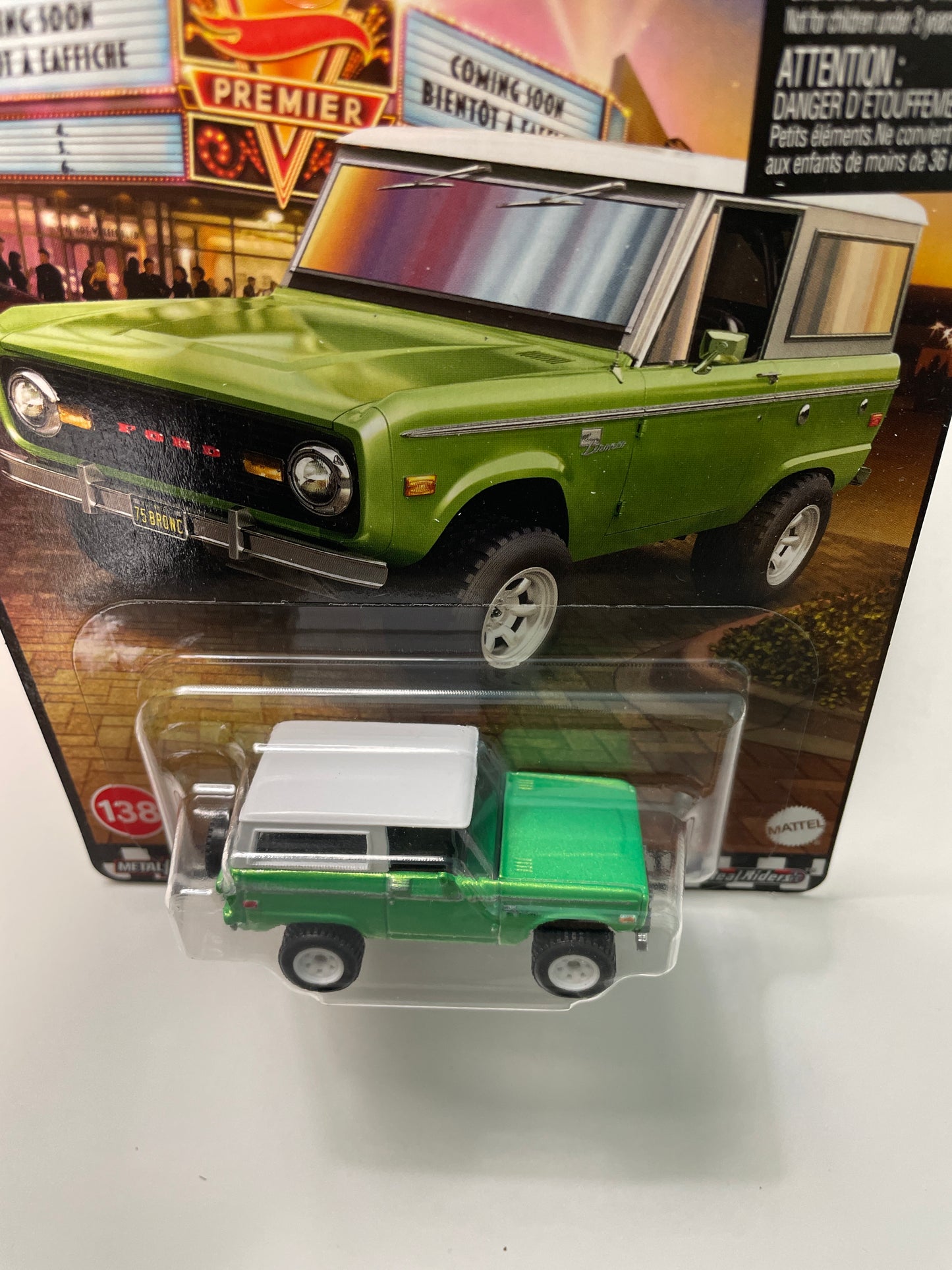 Hot Wheels 1/64 '75 Ford Bronco Green - JBL12