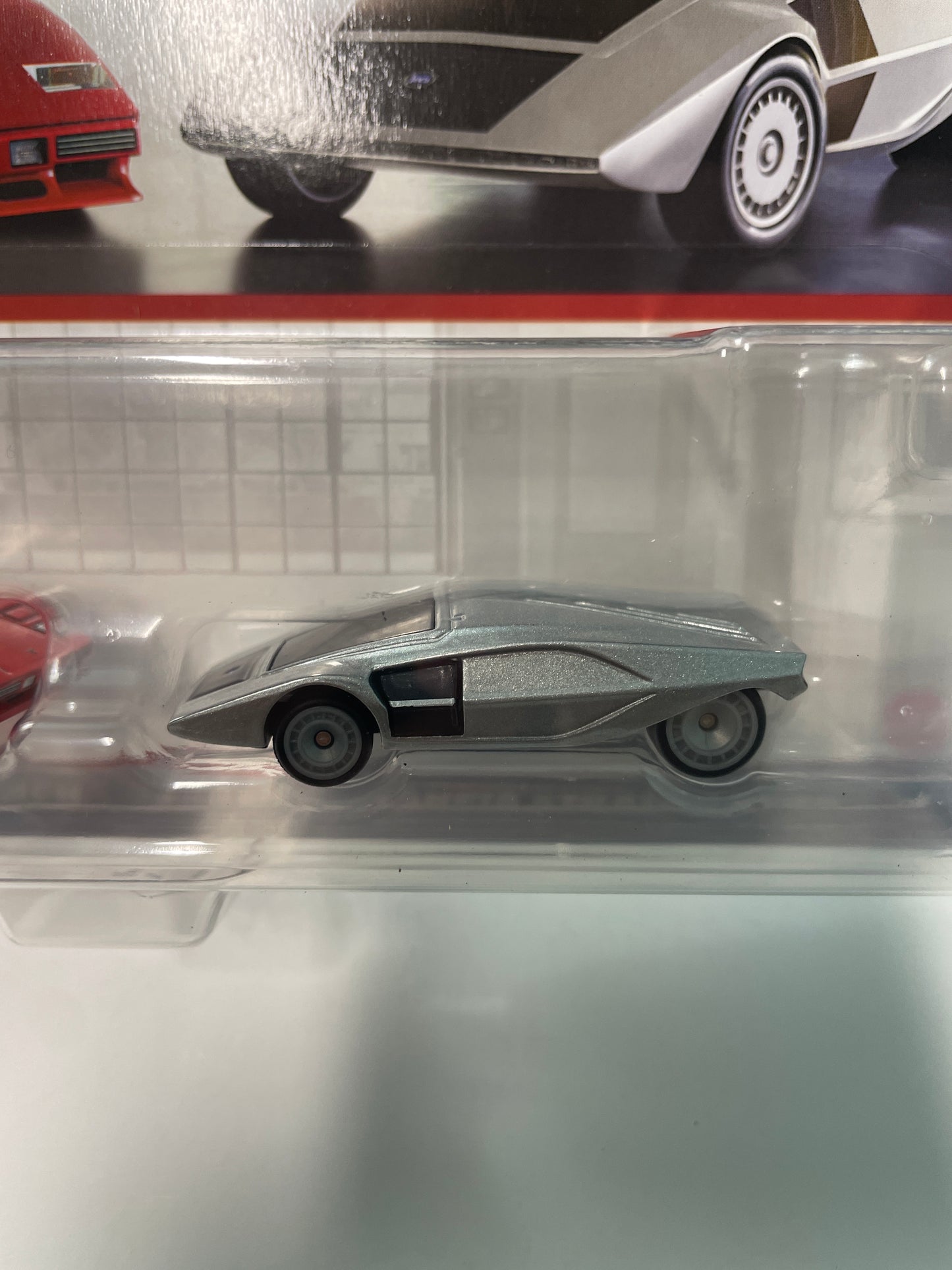 Hot Wheels 1/64 Premium Car Culture 2 Pack Lamborghini Countach LP5000 QV & Lancia Stratos Zero