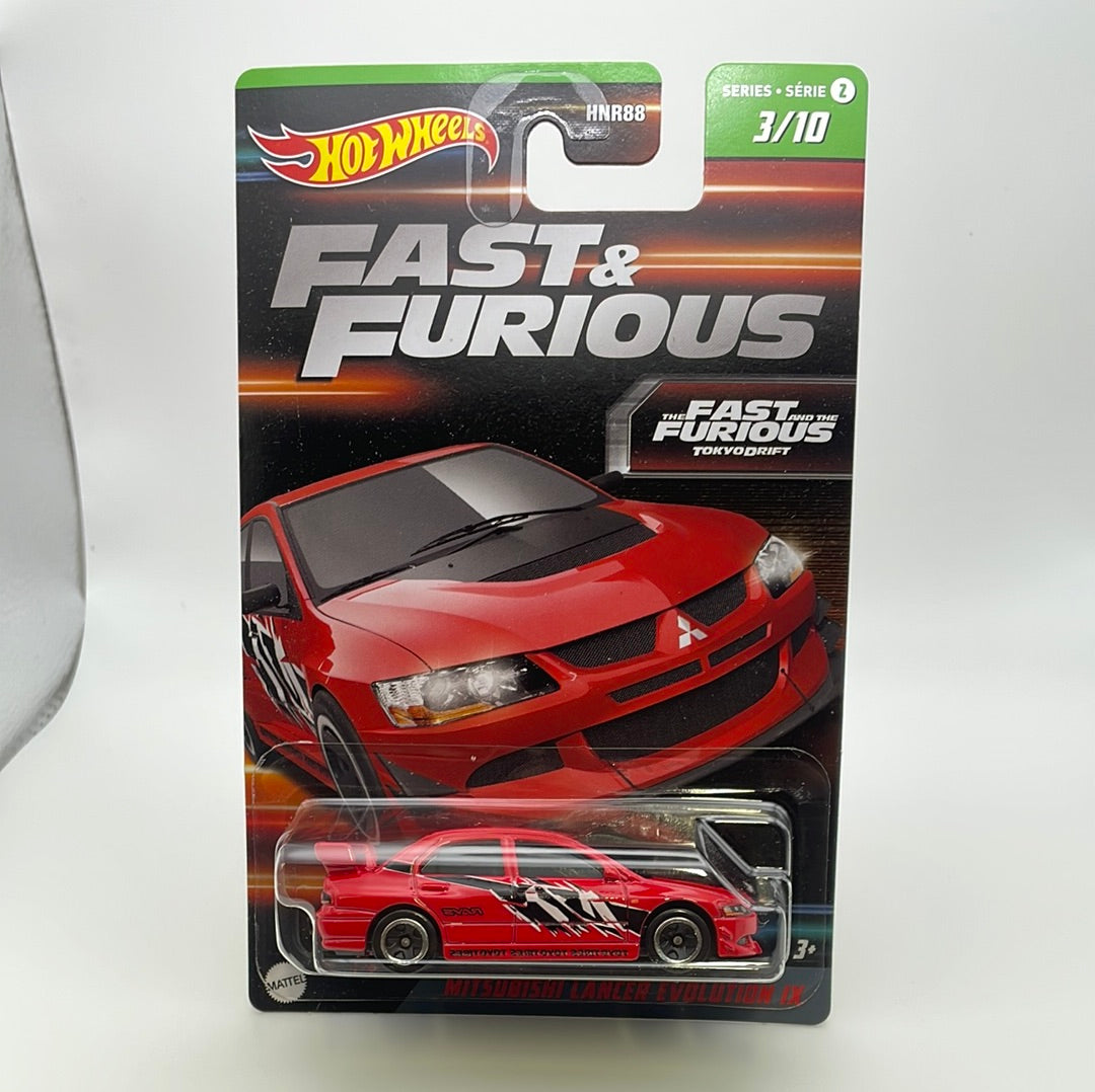 Hot Wheels 1/64 Fast And Furious Series 2 Mitsubishi Lancer Evolution