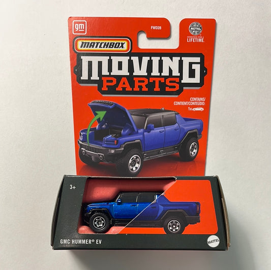 Matchbox 1/64 Moving Parts GMC Hummer EV Blue