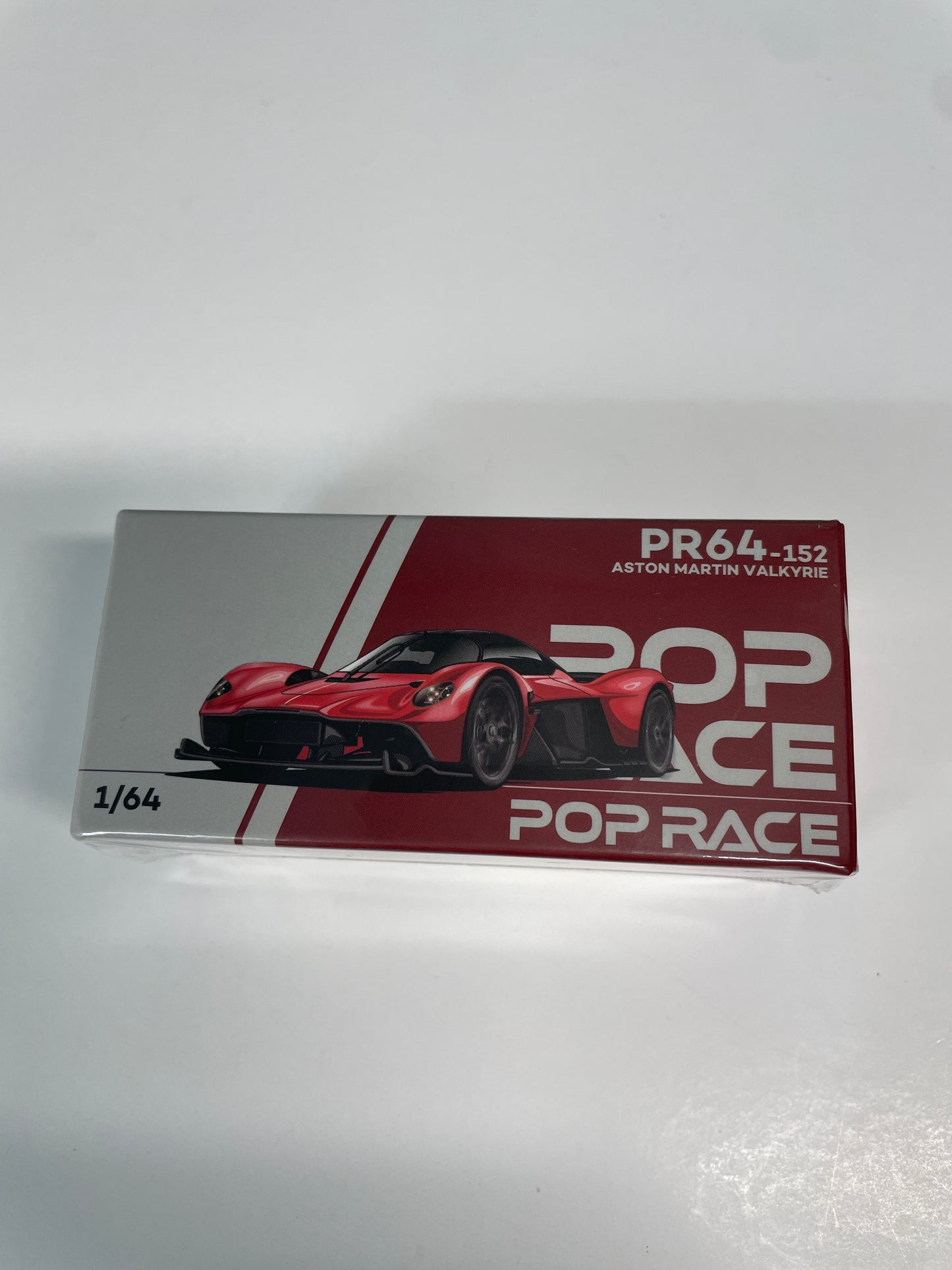 Pop Race 1/64 Aston Martin Valkyrie Supernova Red - PR64-152