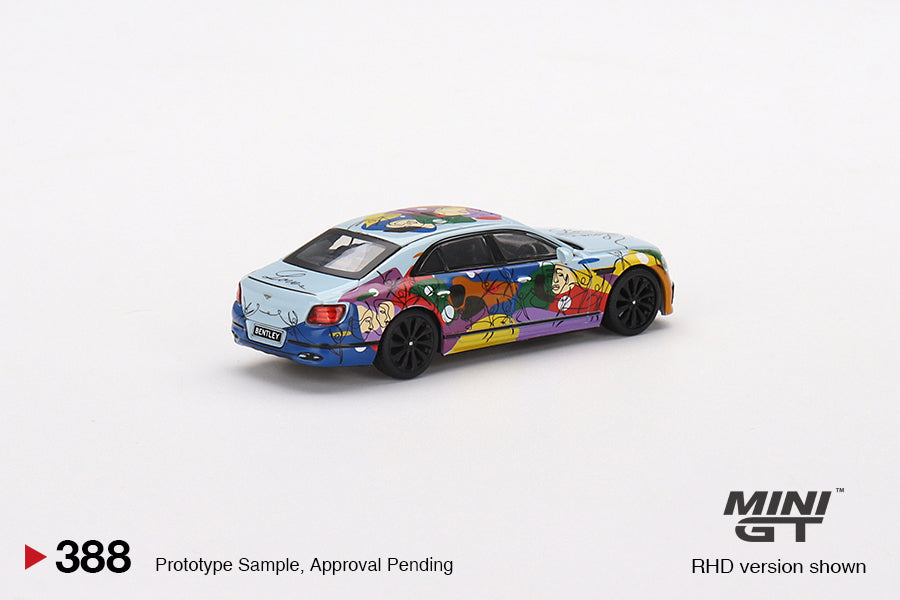 Mini GT 1/64 Bentley Flying Spur V8 "Unifying Spur" Blue