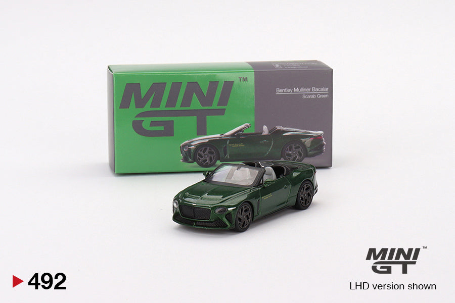 Mini GT 1/64 Bentley Mulliner Bacalar Scarab Green