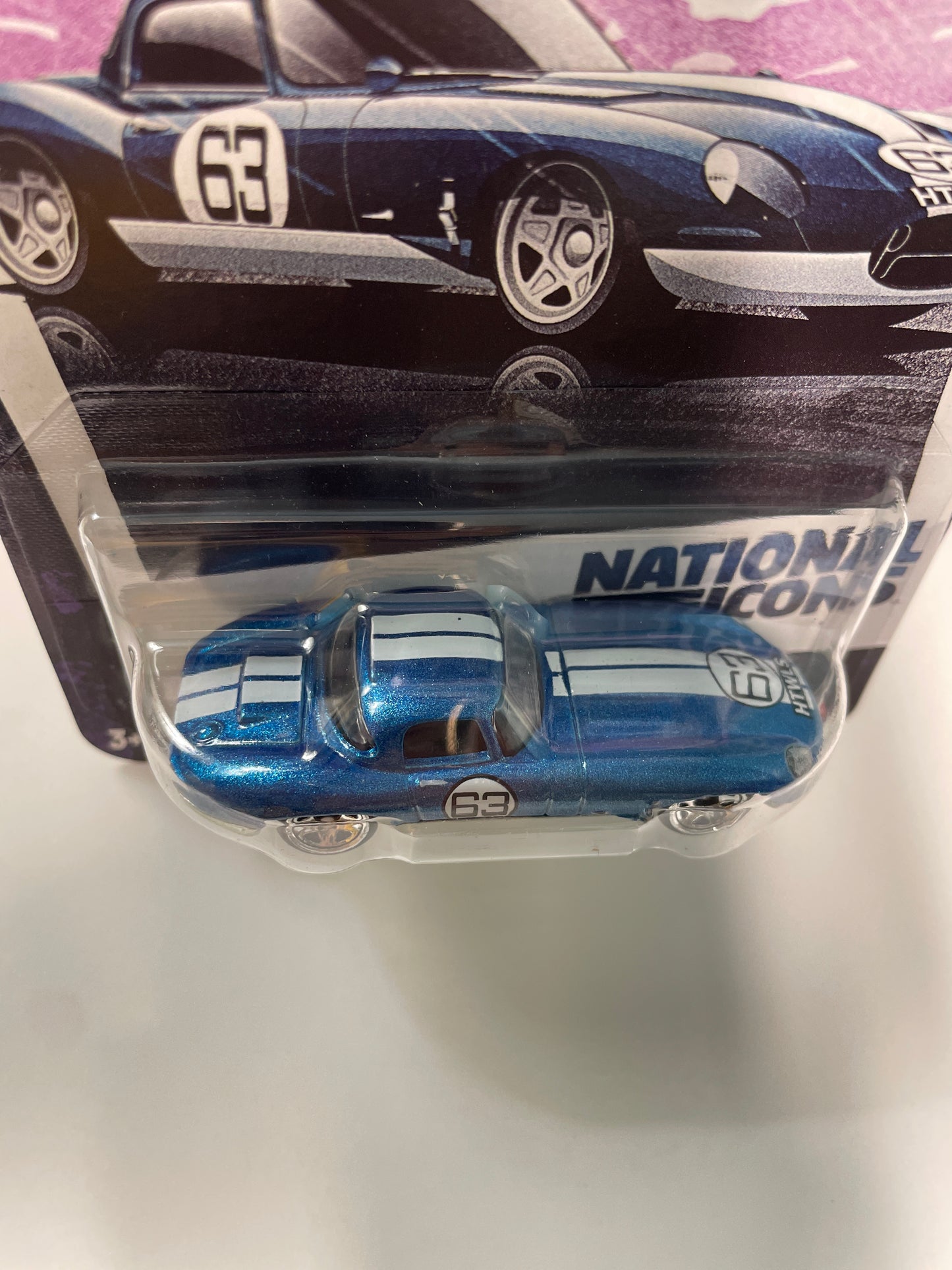 Hot Wheels 1/64 Silver Series National Icons Jaguar Lightweight E-Type Blue