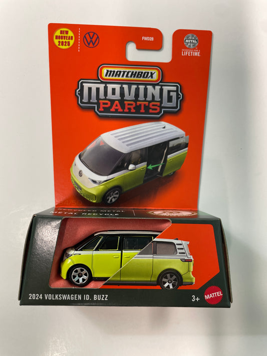 Matchbox 1/64 Moving Parts 2024 Volkswagen ID. Buzz Green