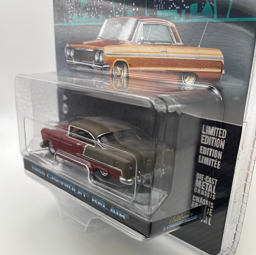 Greenlight 1/64 California Lowriders Series 3 1955 Chevrolet Bel Air Red