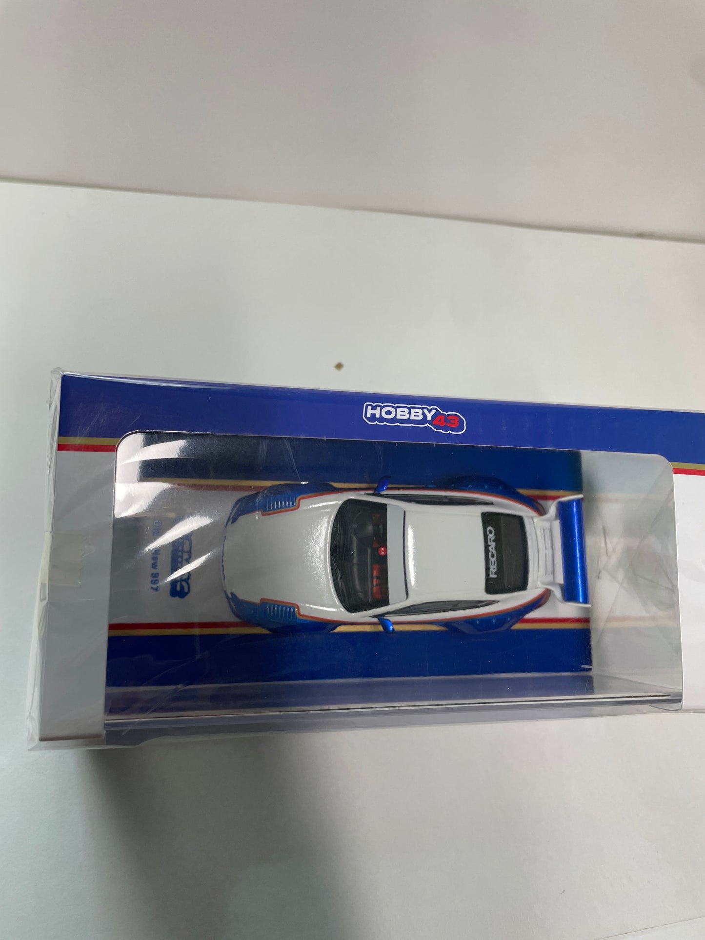 Tarmac Works 1/43 Old & New Porsche 997 Blue & White