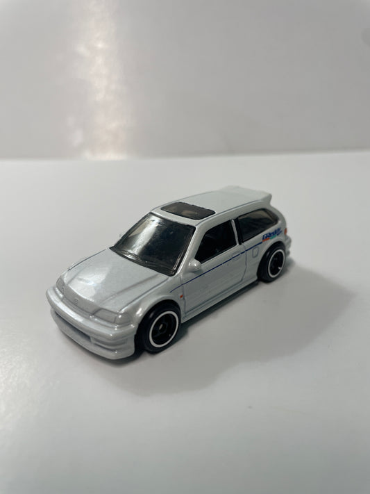 *Loose* Hot Wheels 1/64 Super Treasure Hunt Honda Civic EF White