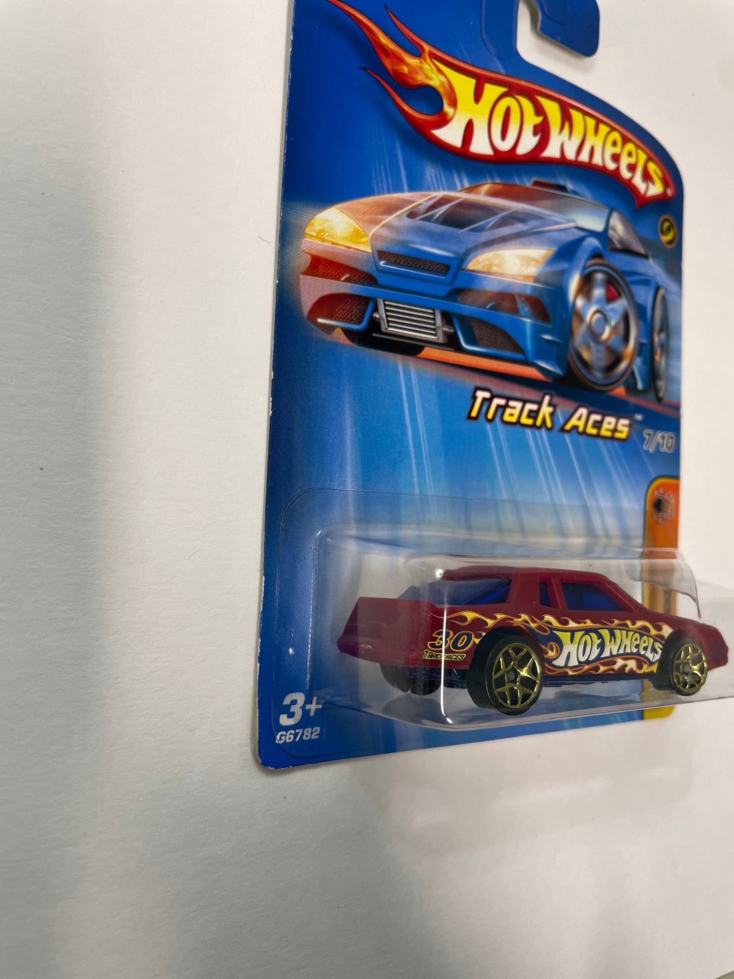 Hot Wheels 1/64 Chevy Stocker Red - Damaged Box