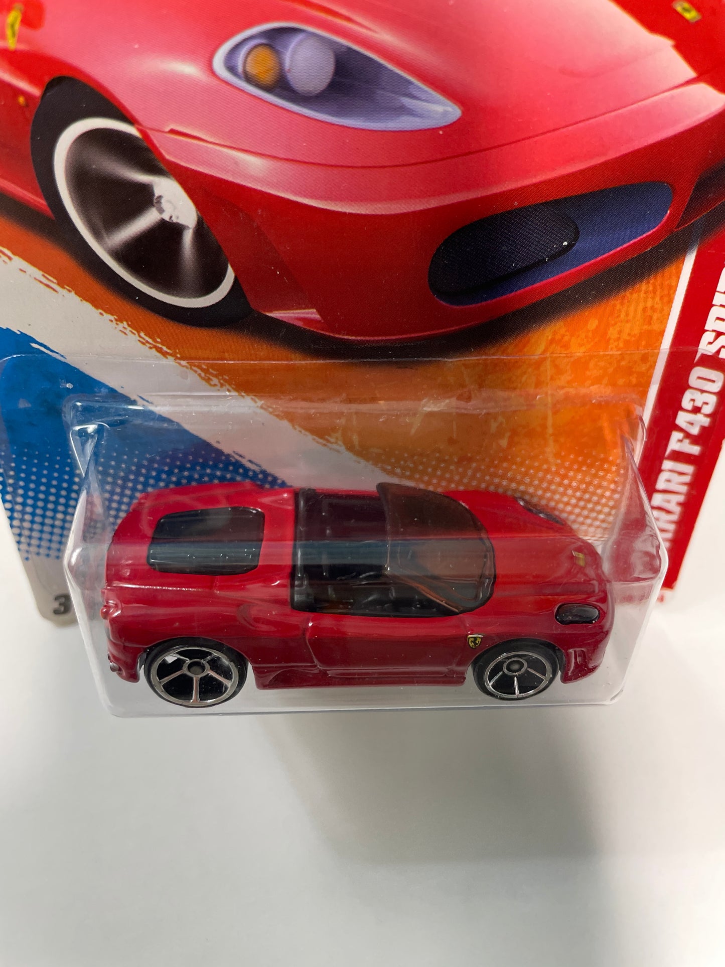 Hot Wheels 1/64 Ferrari F430 Spider Red - Damaged Box