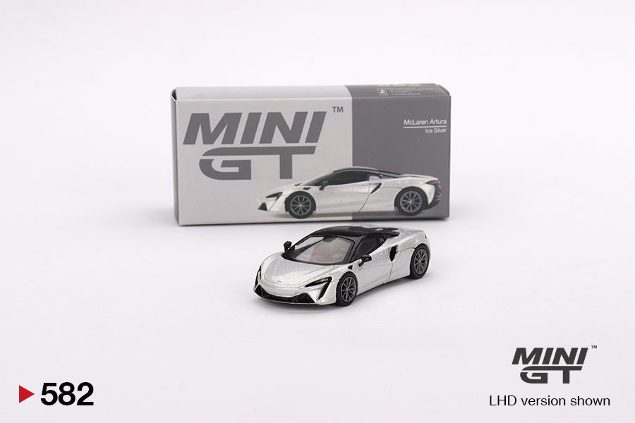 Mini GT 1/64 McLaren Artura Ice Silver
