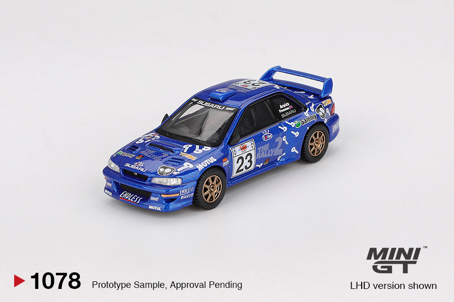 Mini GT 1/64 Subaru Impreza WRC99 #23 2000 Acropolis Rally