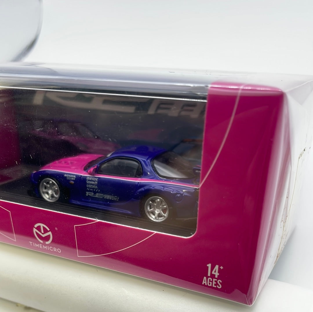 Time Micro 1/64 Mazda RX-7 RE Amemiya Pink