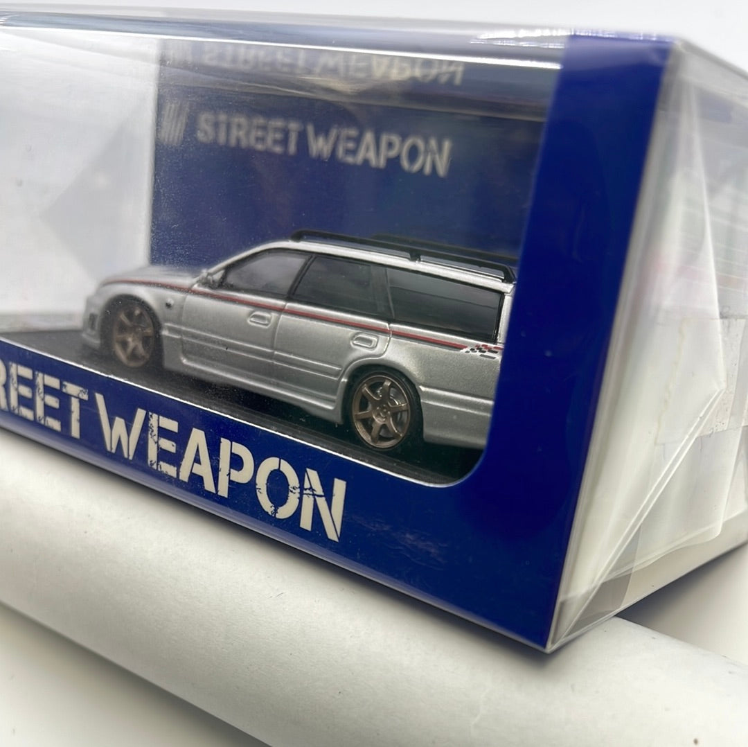 1/64 Street Weapon Nissan Stagea R34 Nismo Silver