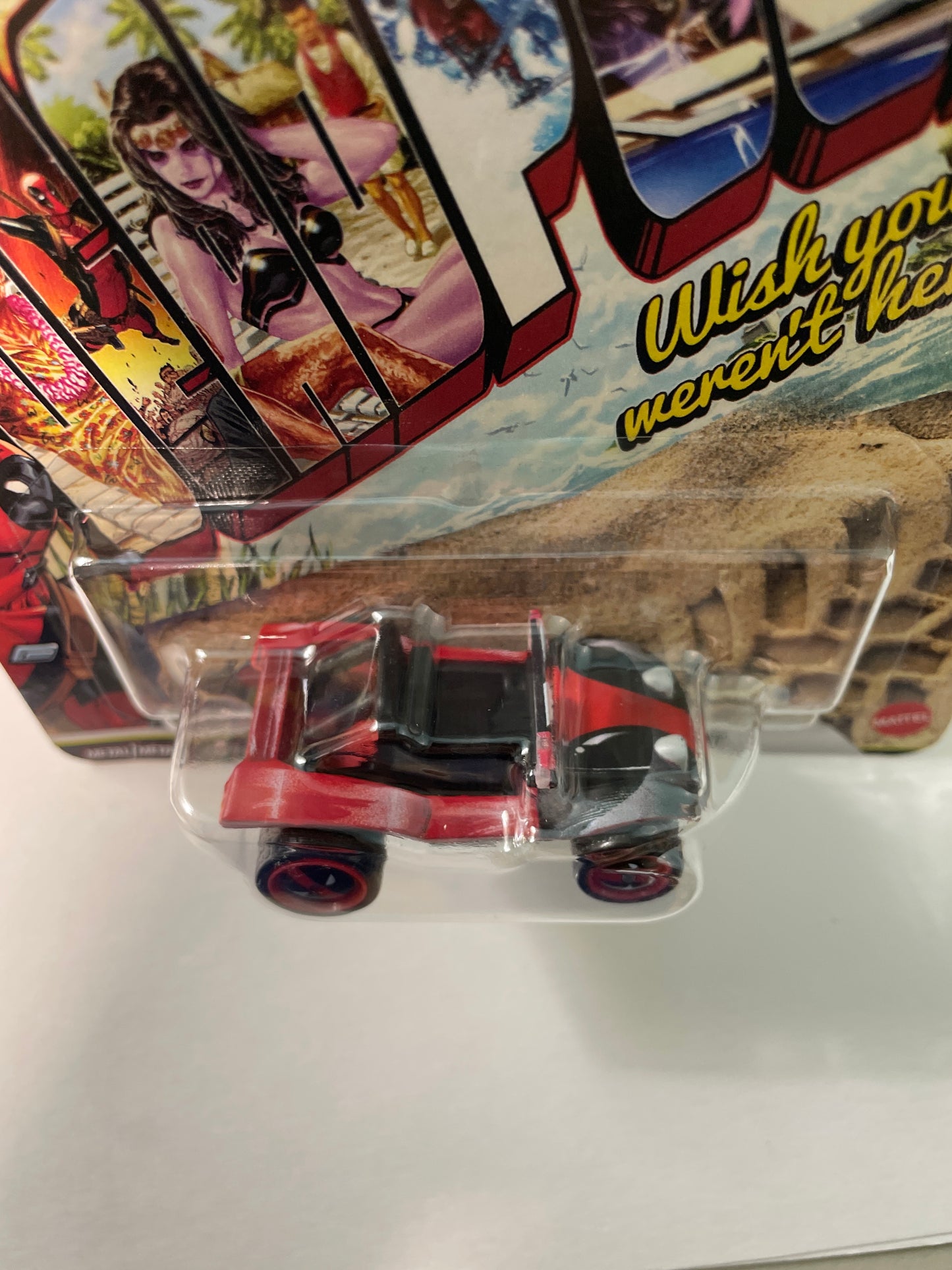 Hot Wheels 1/64 Pop Culture Marvel Spider-Mobile Dead-Buggy Red - JHX06