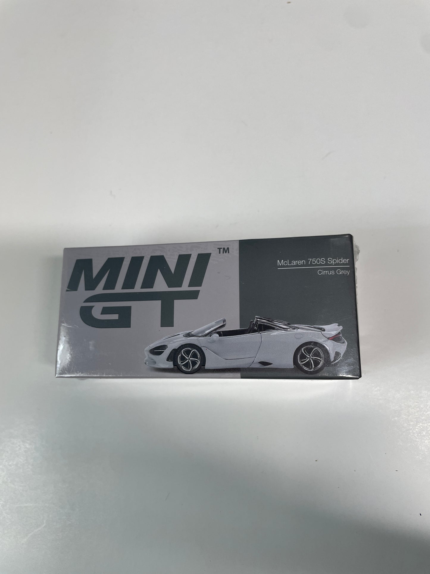 Mini GT 1/64 McLaren 750S Spider Cirrus Grey - MGT00973