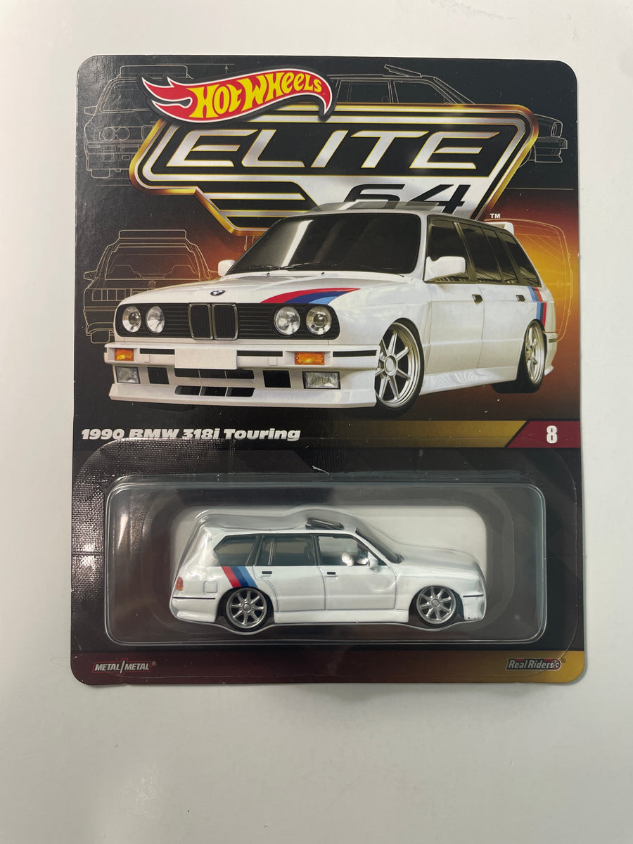 ホットウィール 1990 BMW 318i TOURING Hot Wheels 1/64 Elite64 1990 BMW 318i Touring White – Flipn
