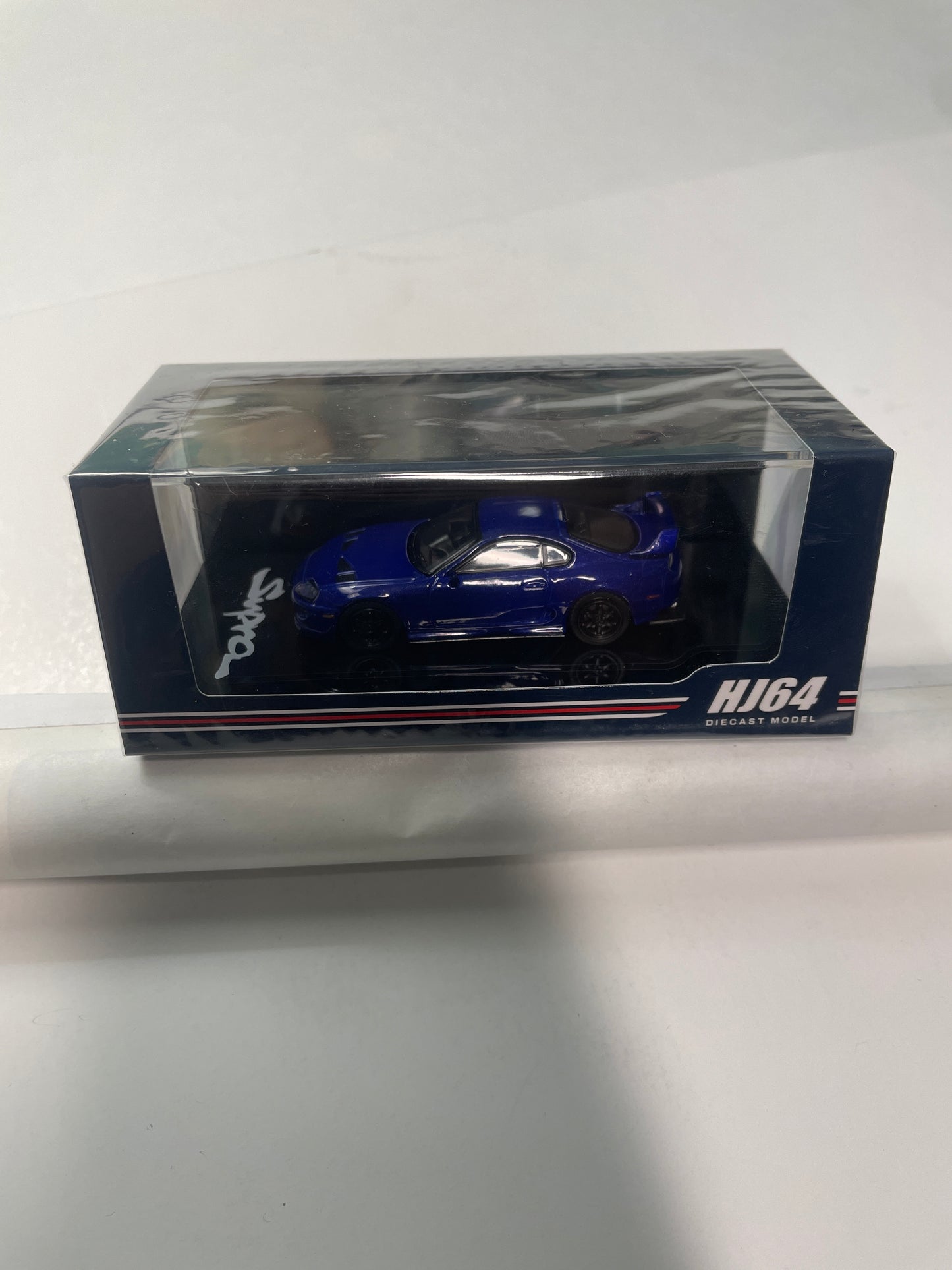 Hobby Japan 1/64 Toyota Supra (JZA80) JDM Customized Version Blue Mica Metallic