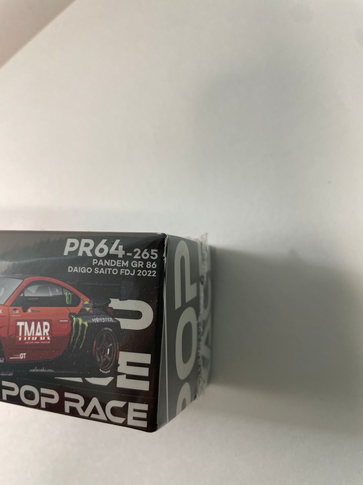 Pop Race 1/64 Pandem Toyota GR 86 Daigo Saito FDJ 2022 Red - PR64-0265 - Damaged Box