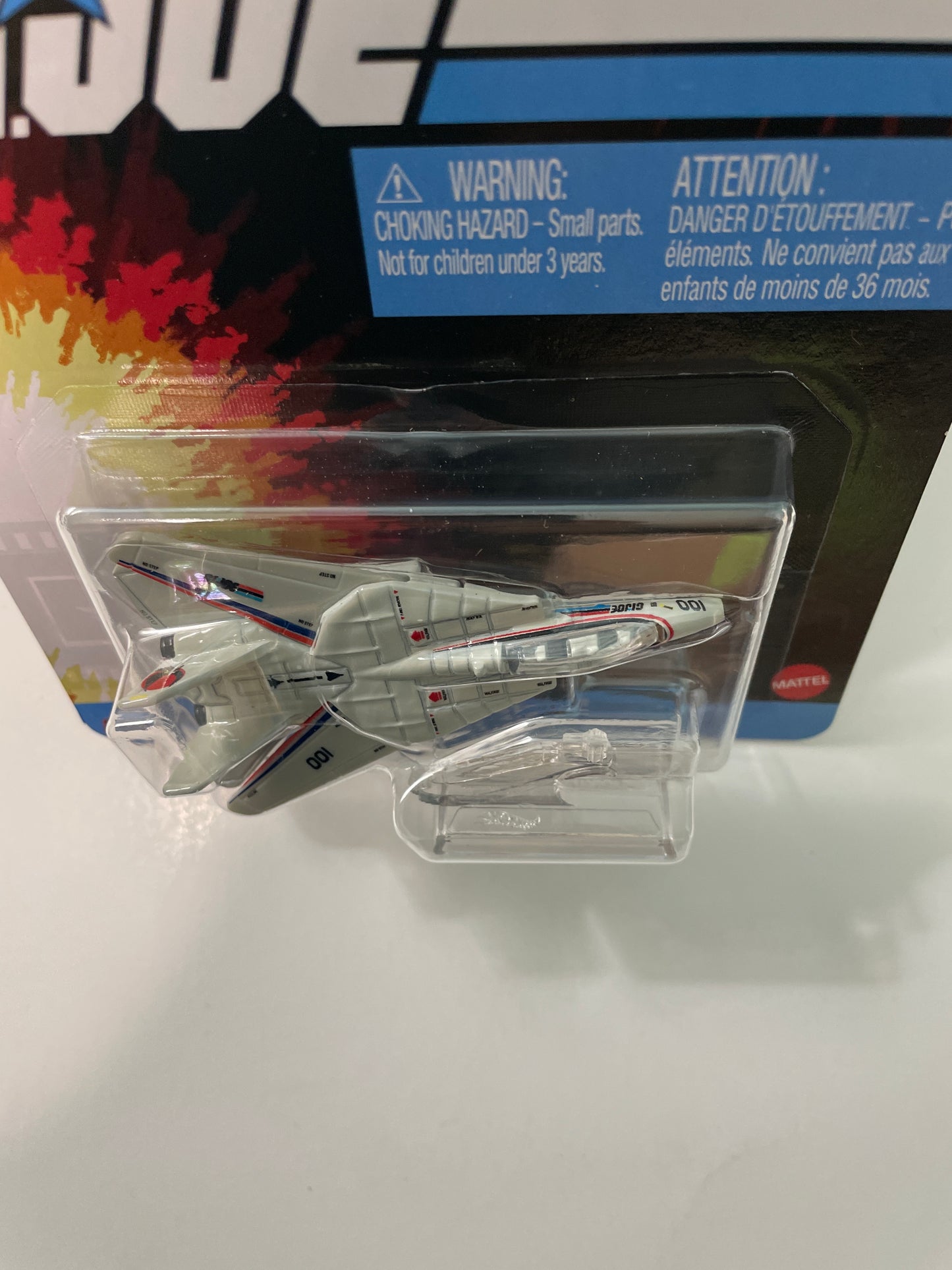 Hot Wheels 1/64 Pop Culture G.I.Joe Combat Jet Skystriker Grey