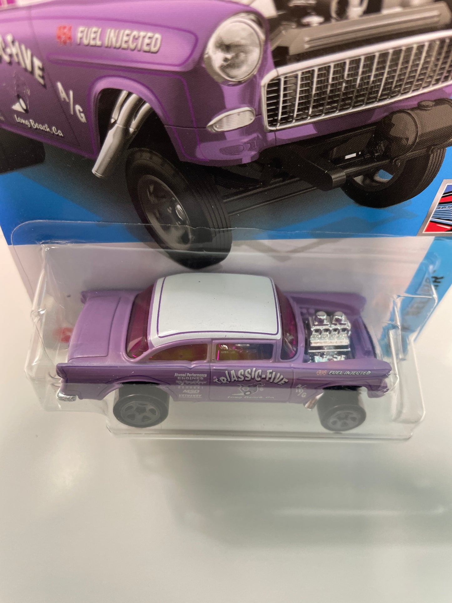 Hot Wheels 1/64 ‘55 Chevy Bel Air Gasser Purple