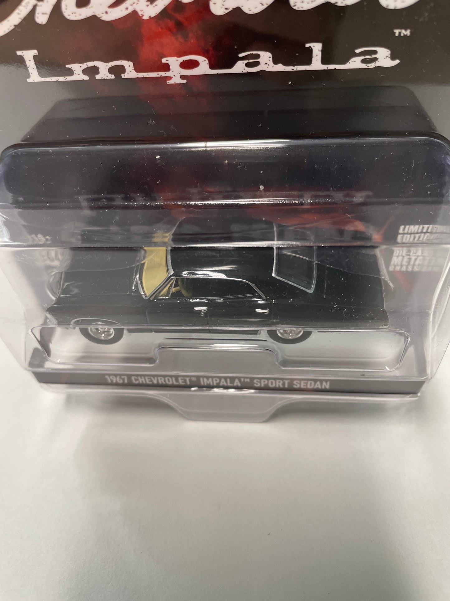 Greenlight Hobby Exclusive 1/64 1967 Chevrolet Impala Sport Sedan Black - 30333