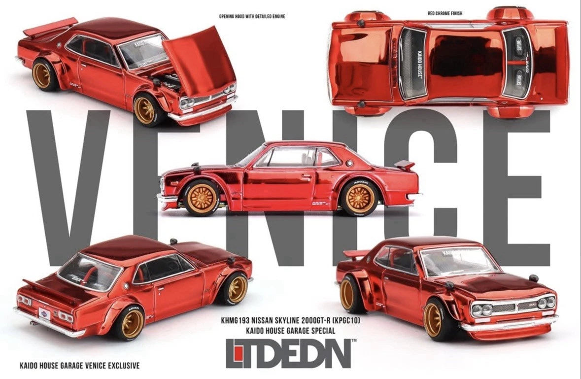 KAIDO HOUSE Venice pins 街道ハウス Mini GT x Kaido House 1/64 LTDEDN Venice Garage Exclusive Nissan