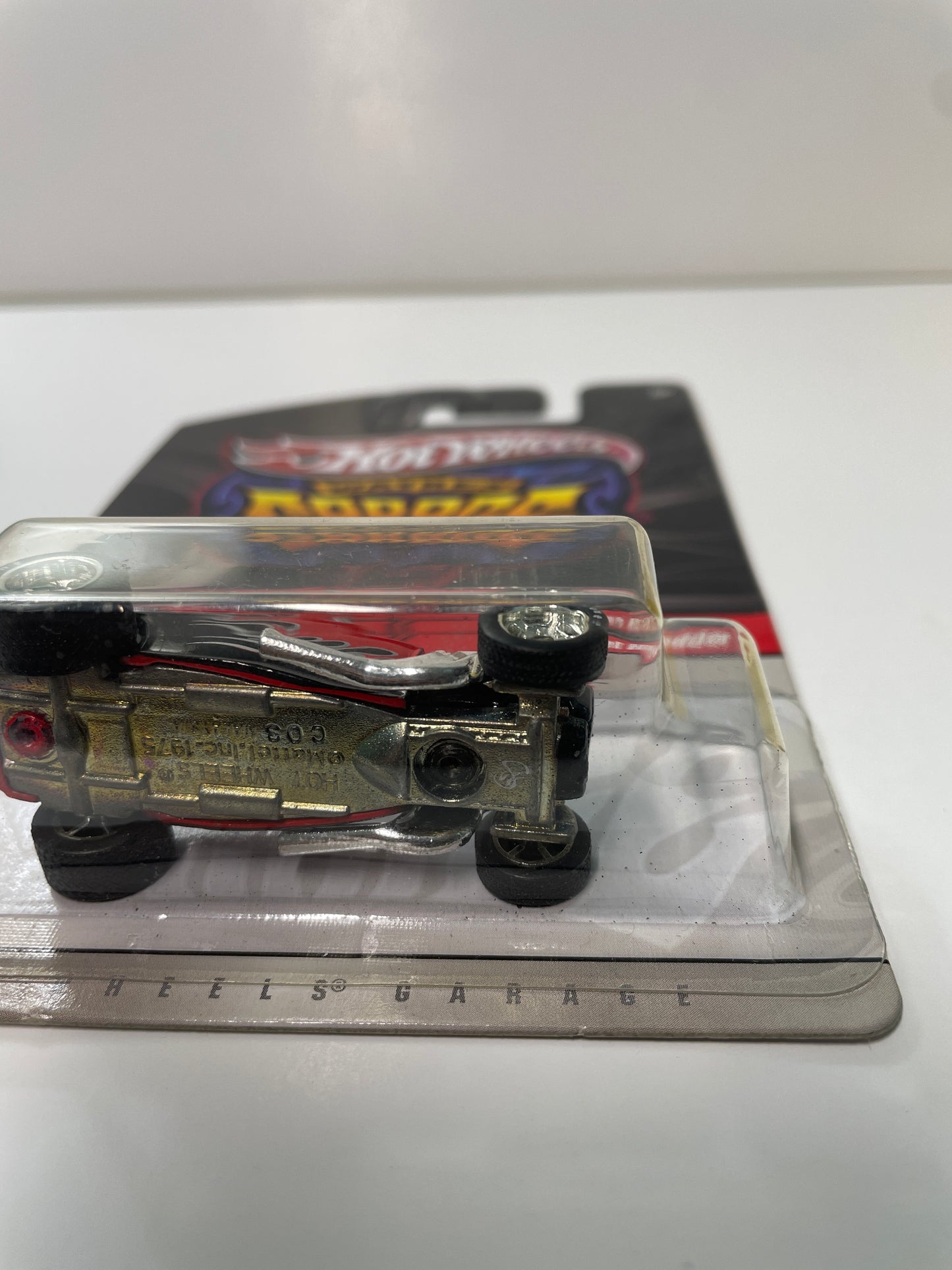 *Chase* Hot Wheels 1/64 Wayne’s Garage Street Rodder (Signed Base) Black & Red - Damaged Card