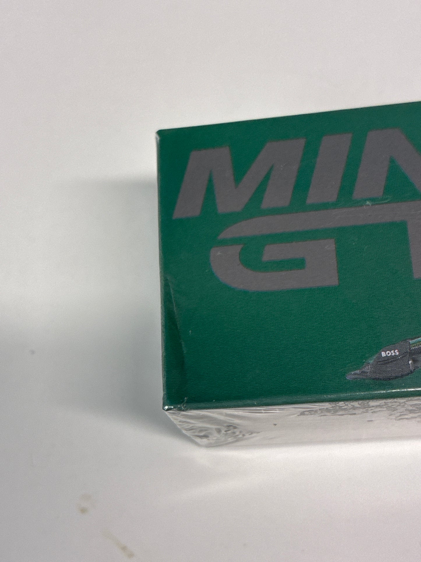Mini GT 1/64 Aston Marton AMR24 #14 2024 F1 Canadian GP Fernando Alonso Green - MGT01113 - Damaged Box
