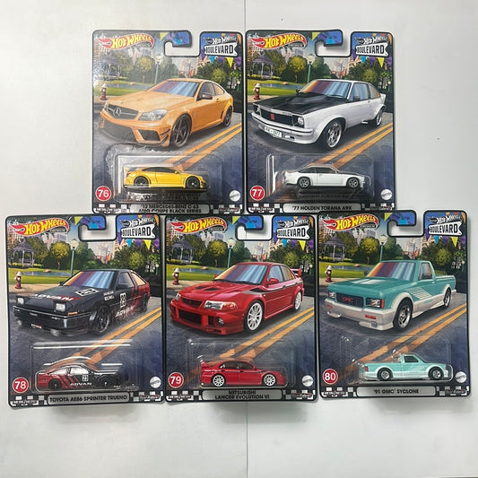 Hot Wheels Boulevard Mix R (Set of 5) GJT68-979R
