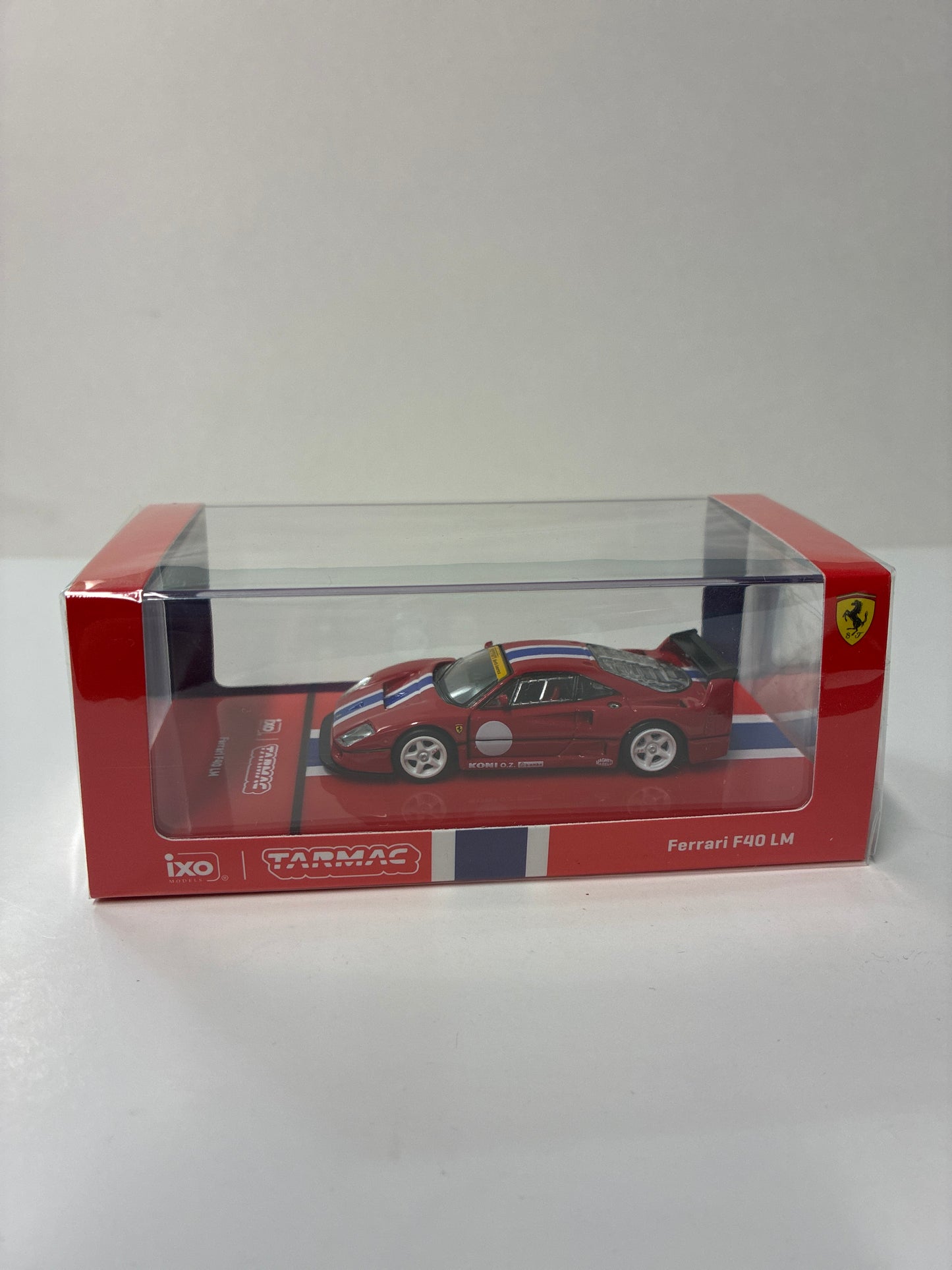 Tarmac Works x iXO Models 1/64 Ferrari F40 LM Red HOBBY64 Red - T64-075-RE2