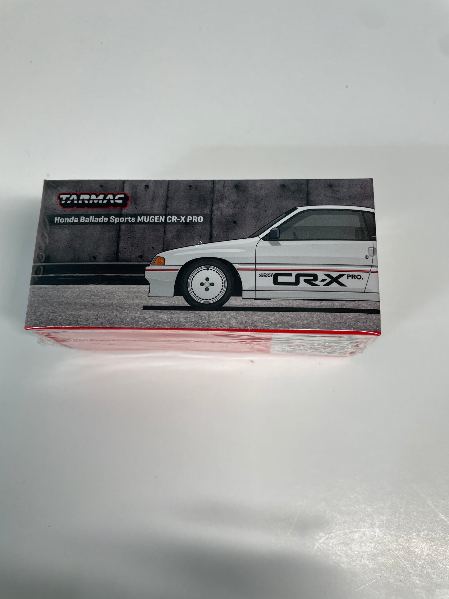 Tarmac Works 1/64 Honda Ballade Sports MUGEN CR-X PRO White - GLOBAL64 - T64G-TL058-WH
