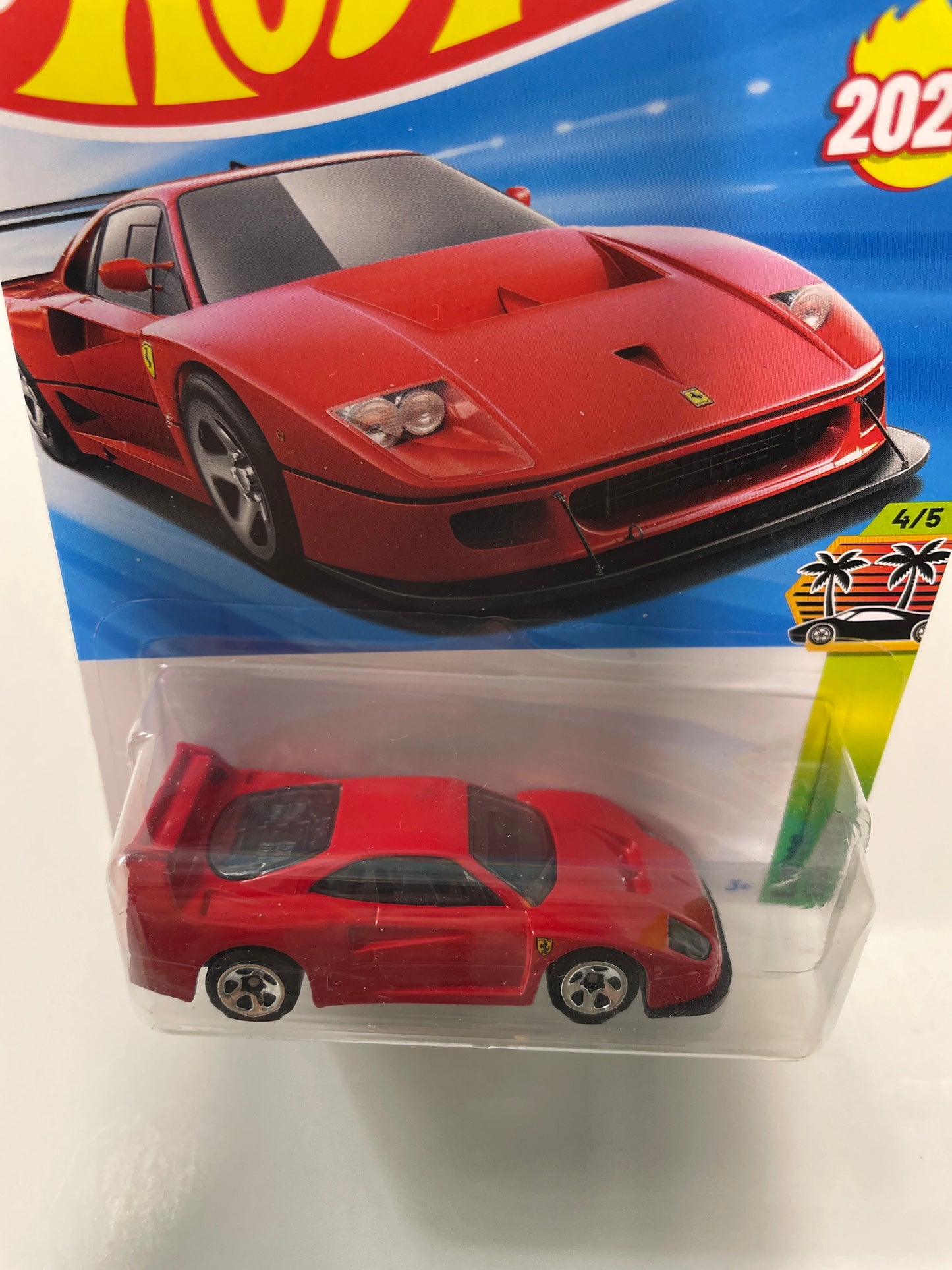 Hot Wheels 1/64 Ferrari F40 Competizione Red
