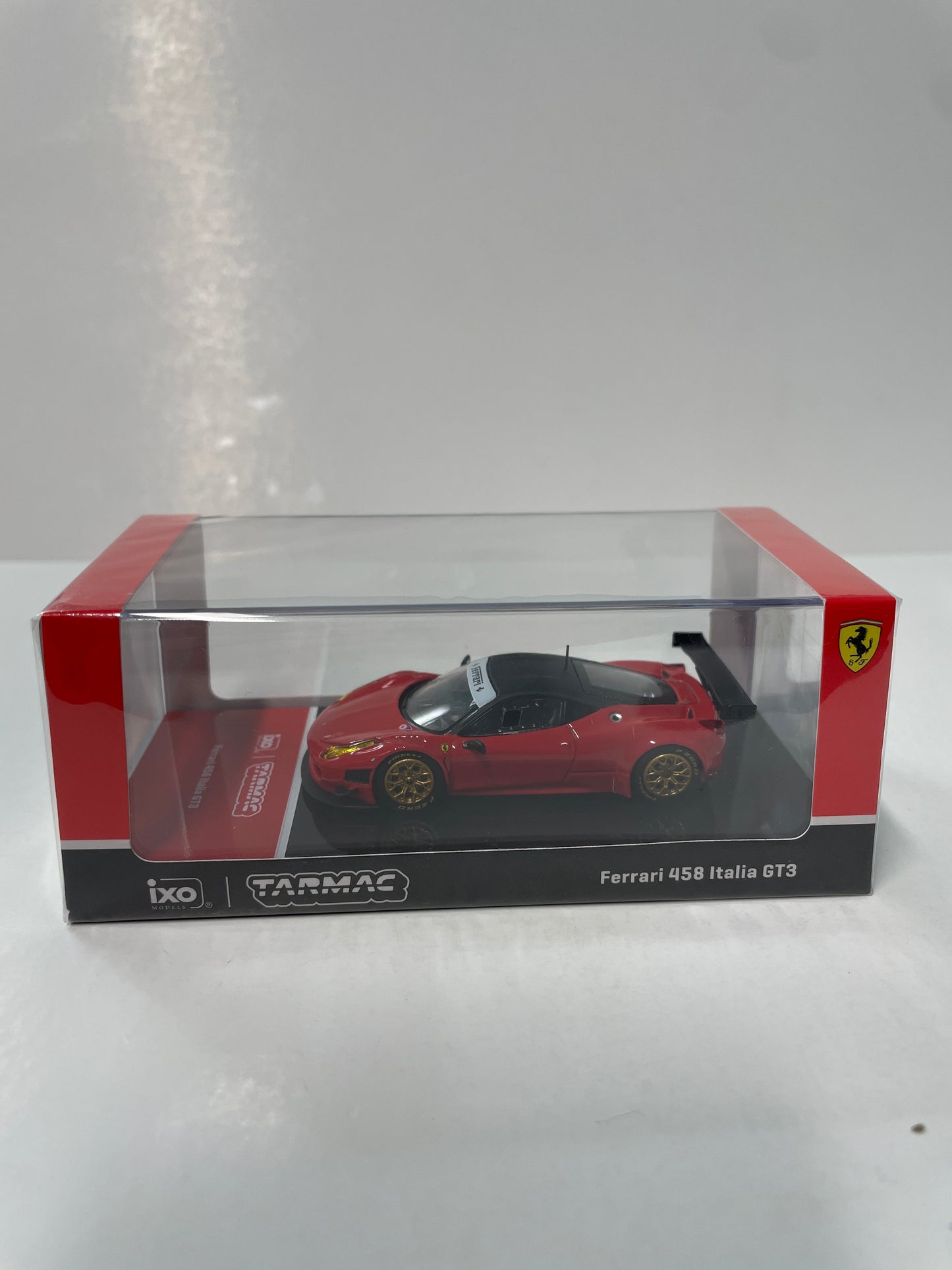 Tarmac Works x IXO Models 1/64 Ferrari 458 Italia GT3 Red - ROAD64 - T64R-073-RE