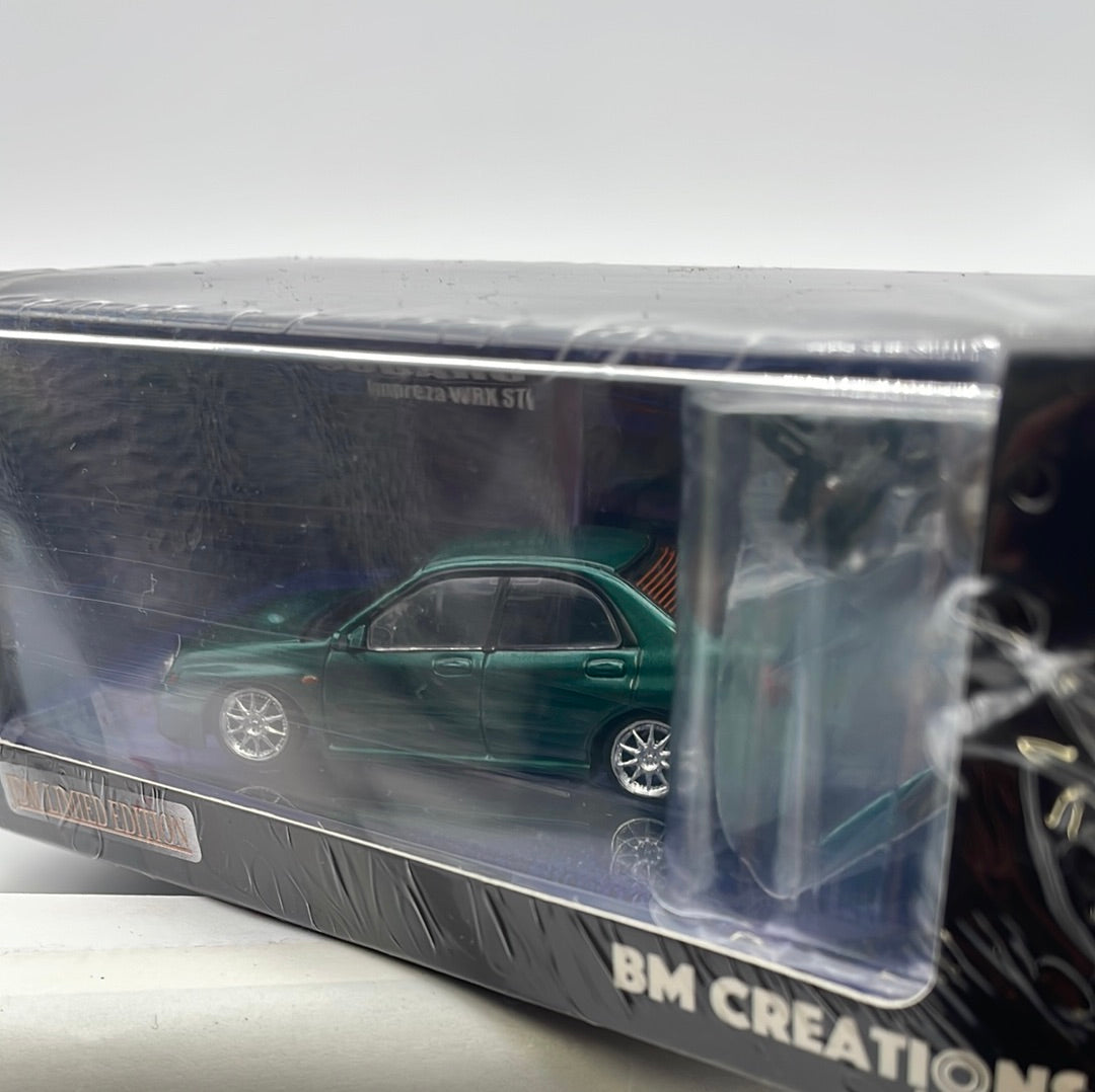 BM Creations 1/64 Subaru 2001 Impreza WRX STI Custom Green