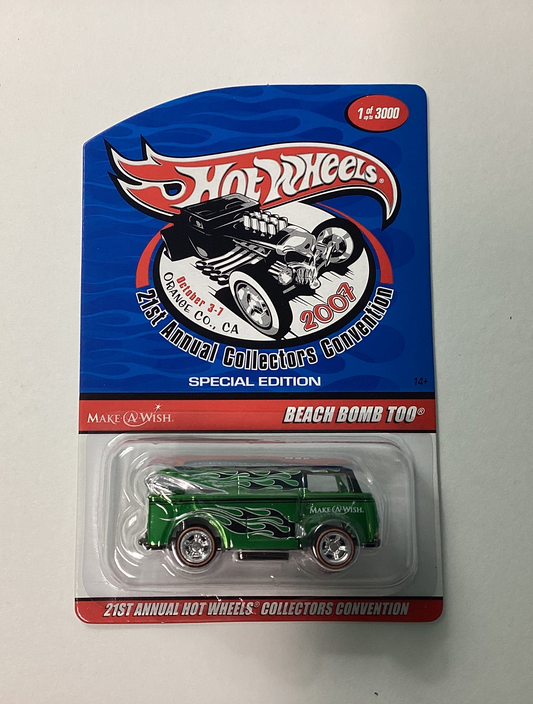 Hot Wheels 1/64 21st Annual Collector Convention Volkwagen Beach Bomb Too Green