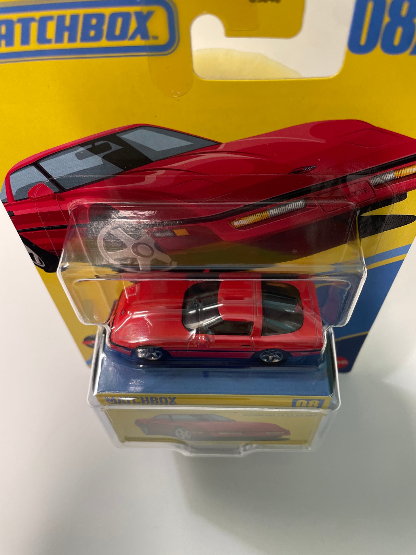 Matchbox Collectors 1/64 1990 Chevy Corvette ZR1 Red - JJV94