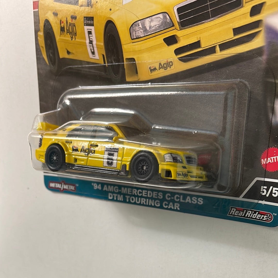 Hot Wheels 1/64 Car Culture Race Day ‘94 AMG- Mercedes C-Class DTM Touring Car Yellow