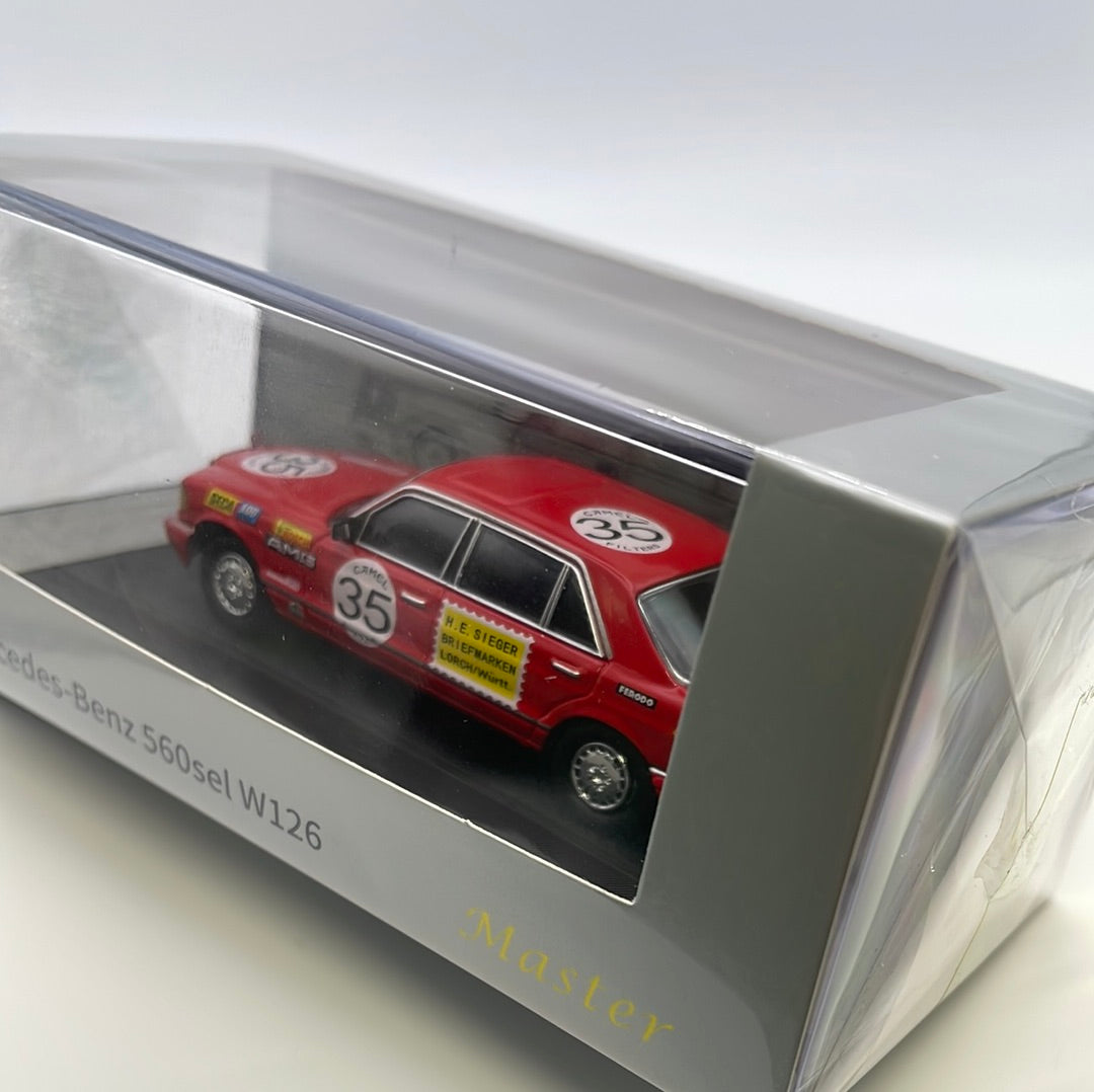 1/64 Master Mercedes-Benz 560sel W126 Red