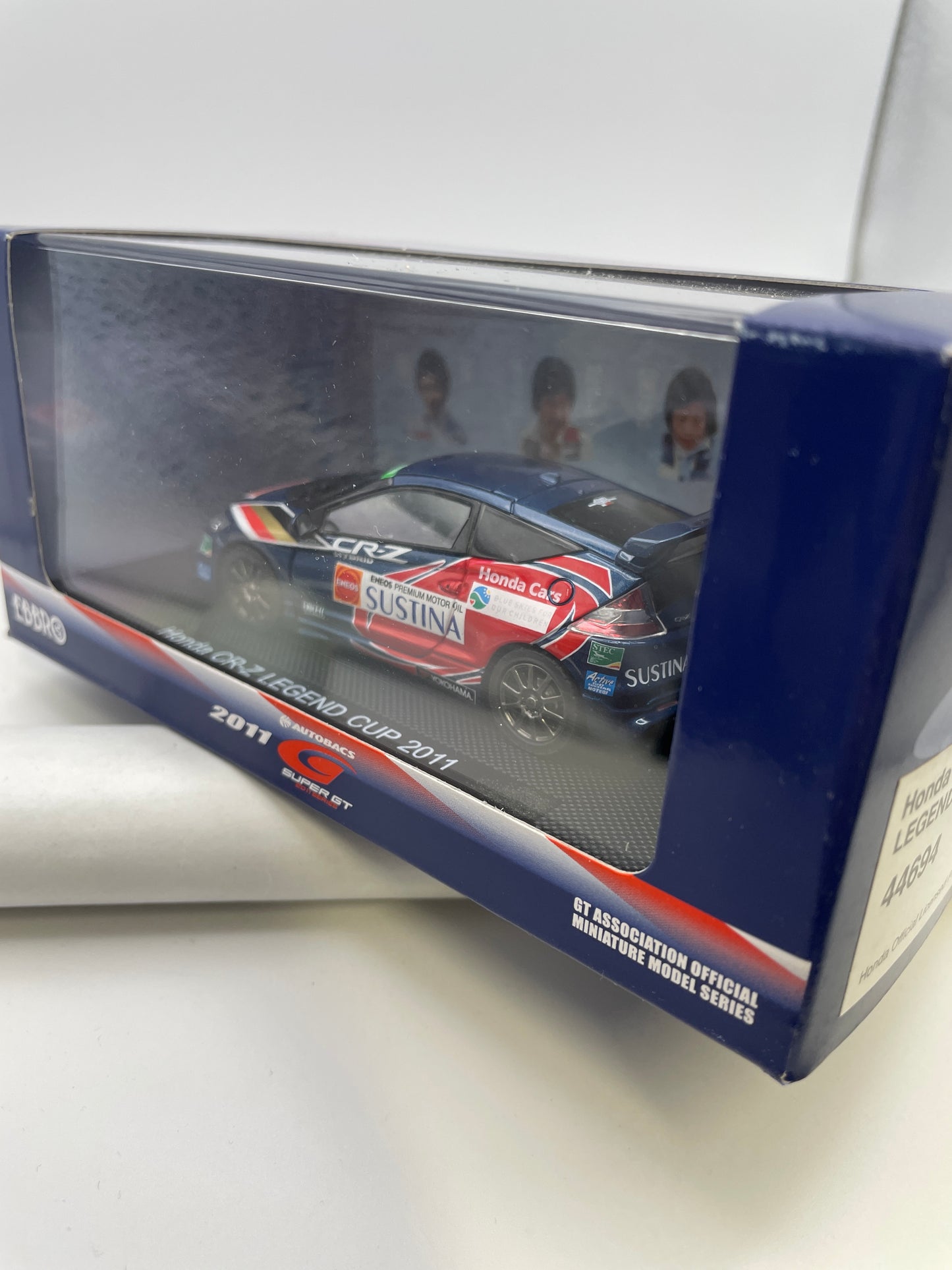 Ebbro 1/43 Honda CR-Z Legend Cup 2011 Blue