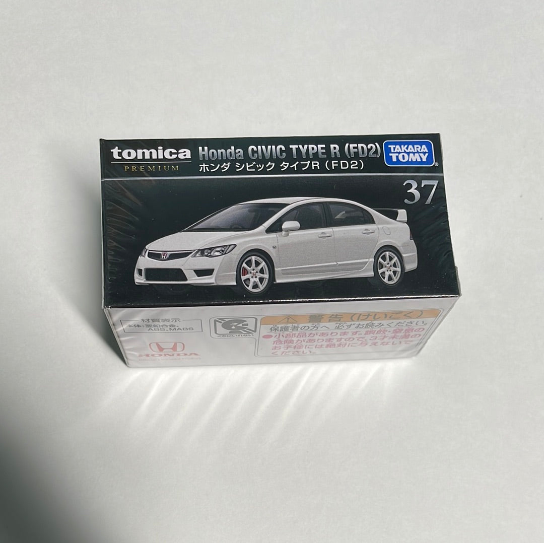 Tomica Premium 1/64 Honda Civic Type R (FD2) White