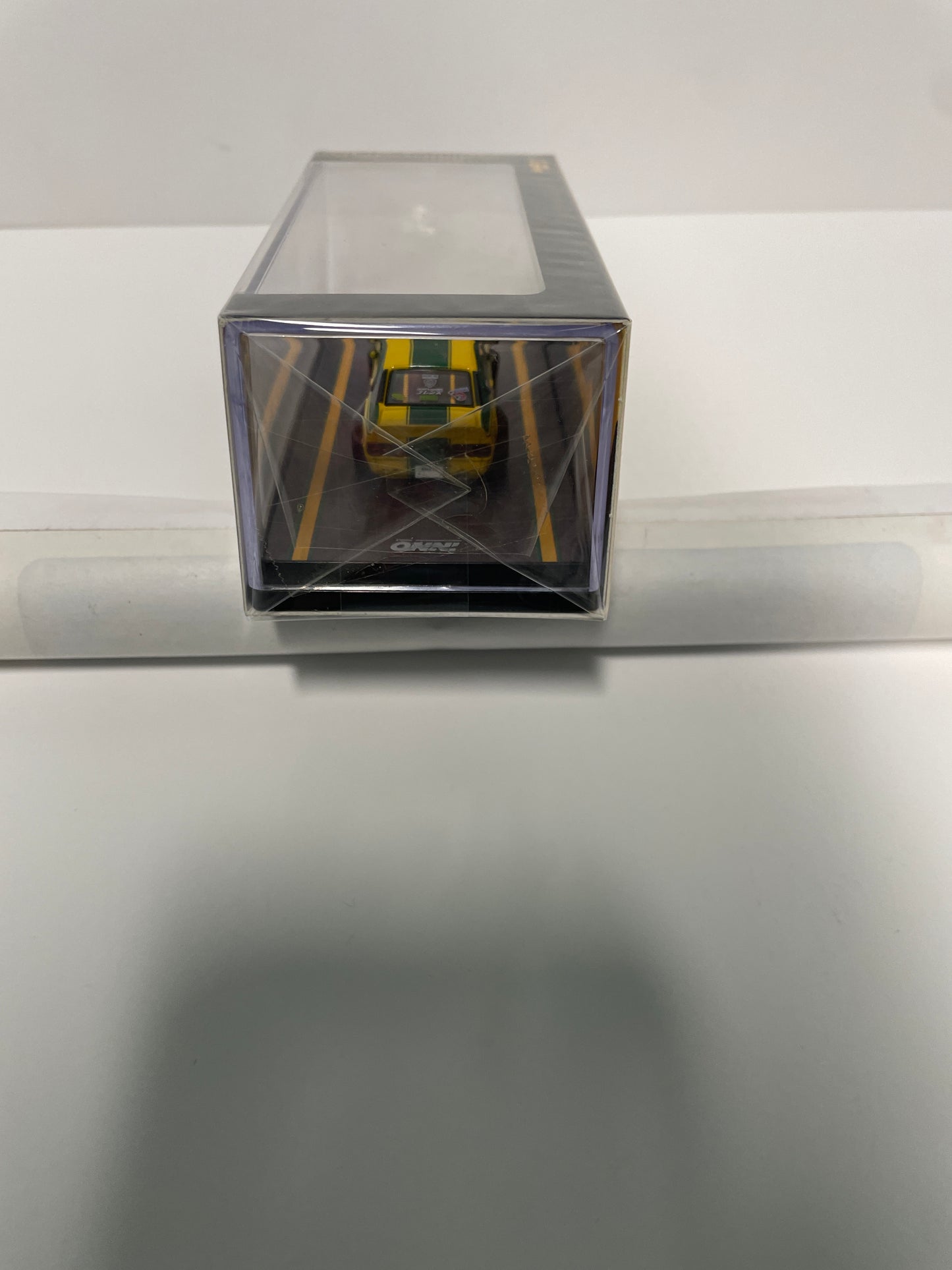 Inno64 1/64 LBWK Mazda RX-3 Savanna Yellow & Green