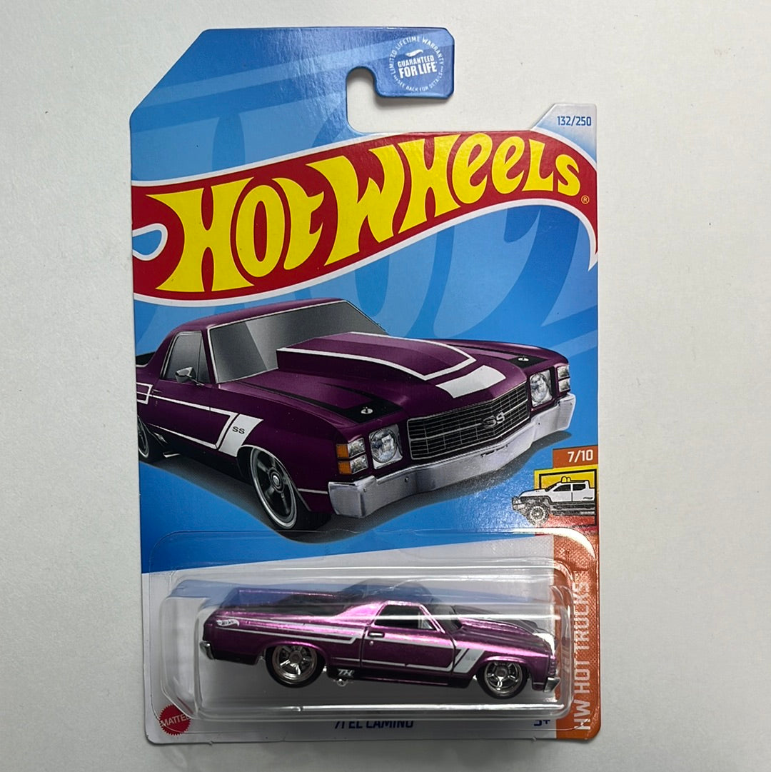 Hot Wheels Super Treasure Hunt '71 Chevy El Camino Purple – Flipn