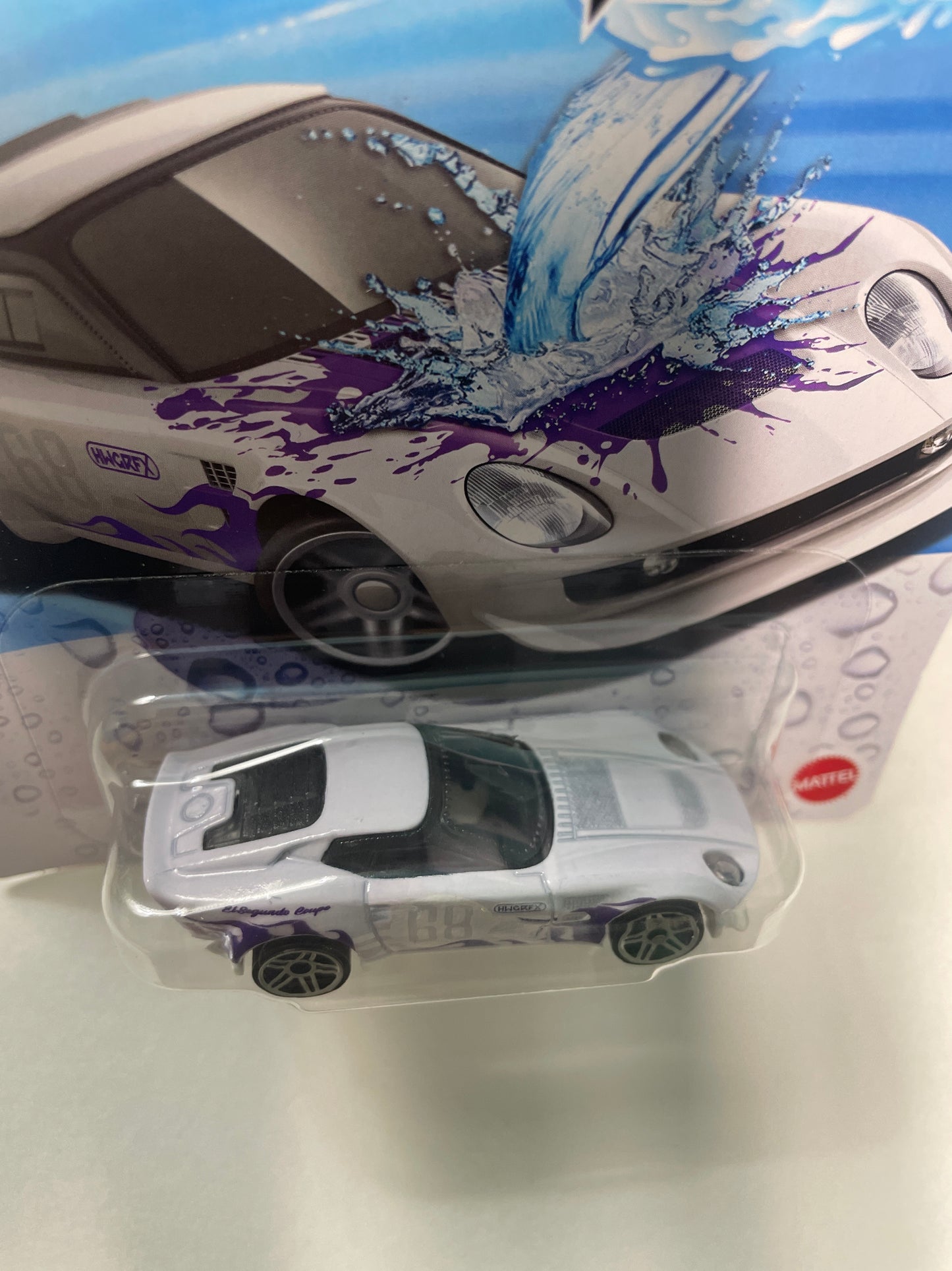 Hot Wheels 1/64 Color Shifters El Segundo Coupe White & Purple