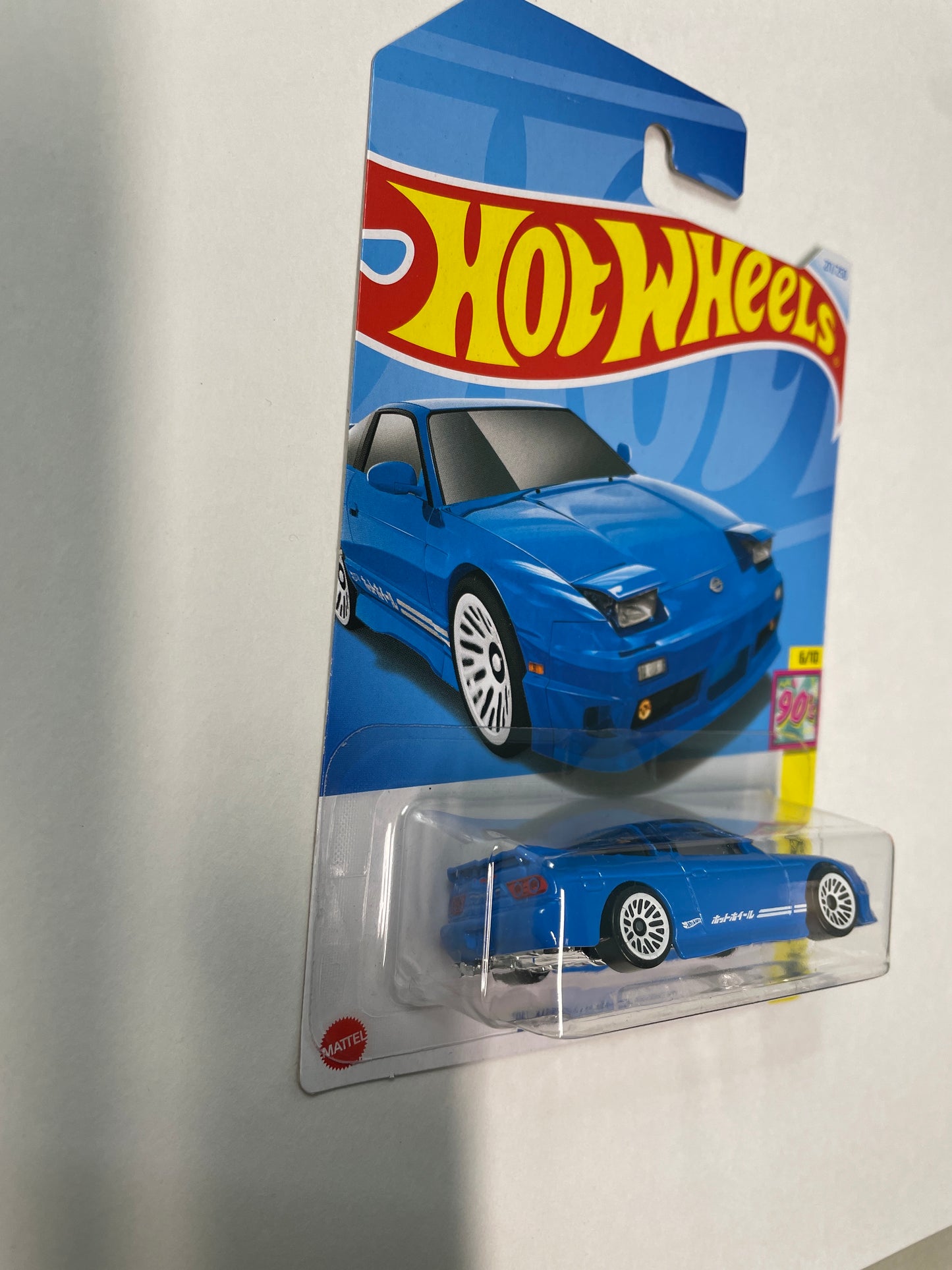 *Japan Card* Hot Wheels 1/64 '96 Nissan 180SX Type X Blue
